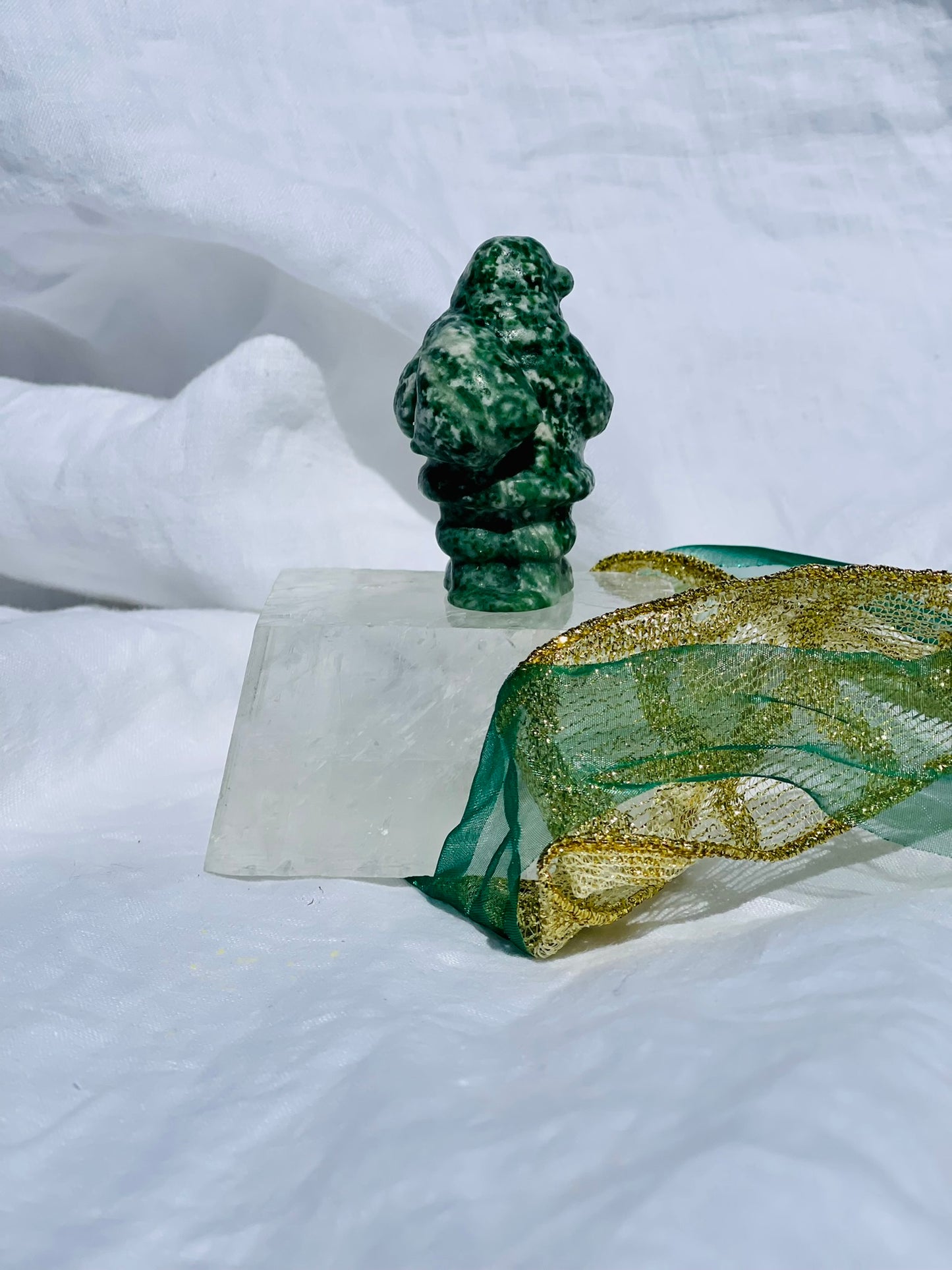 Tree Agate Santa