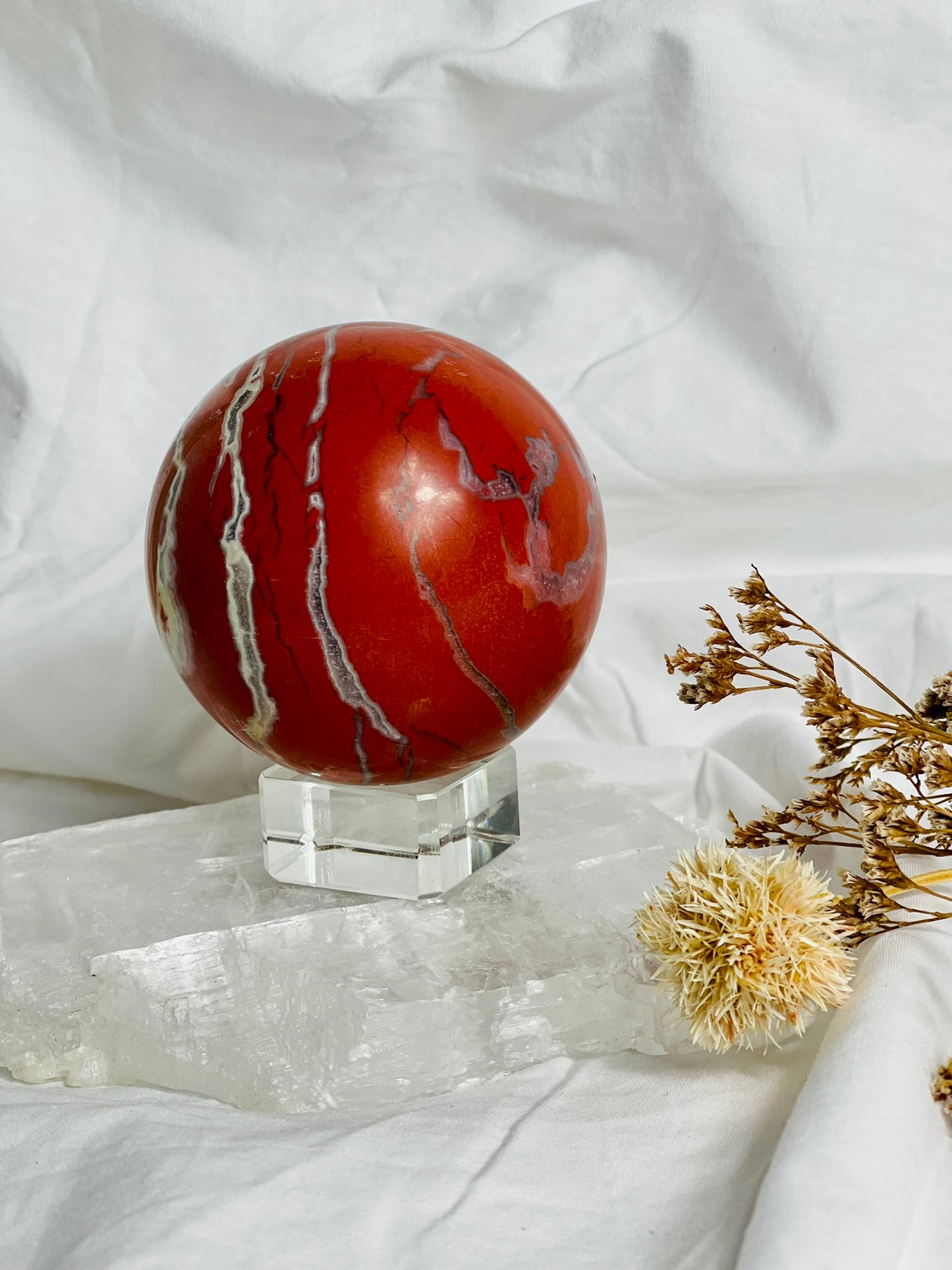 Red Jasper Sphere
