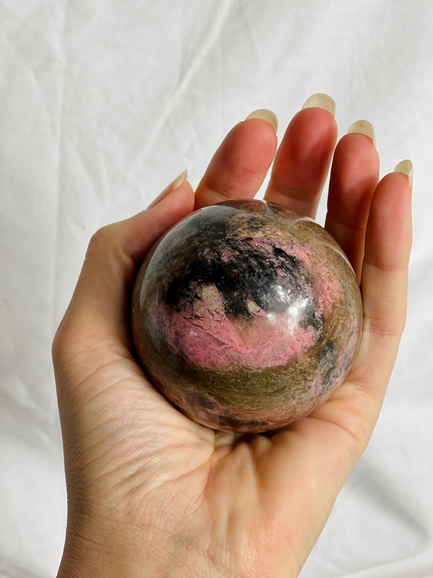 Rhodonite Sphere
