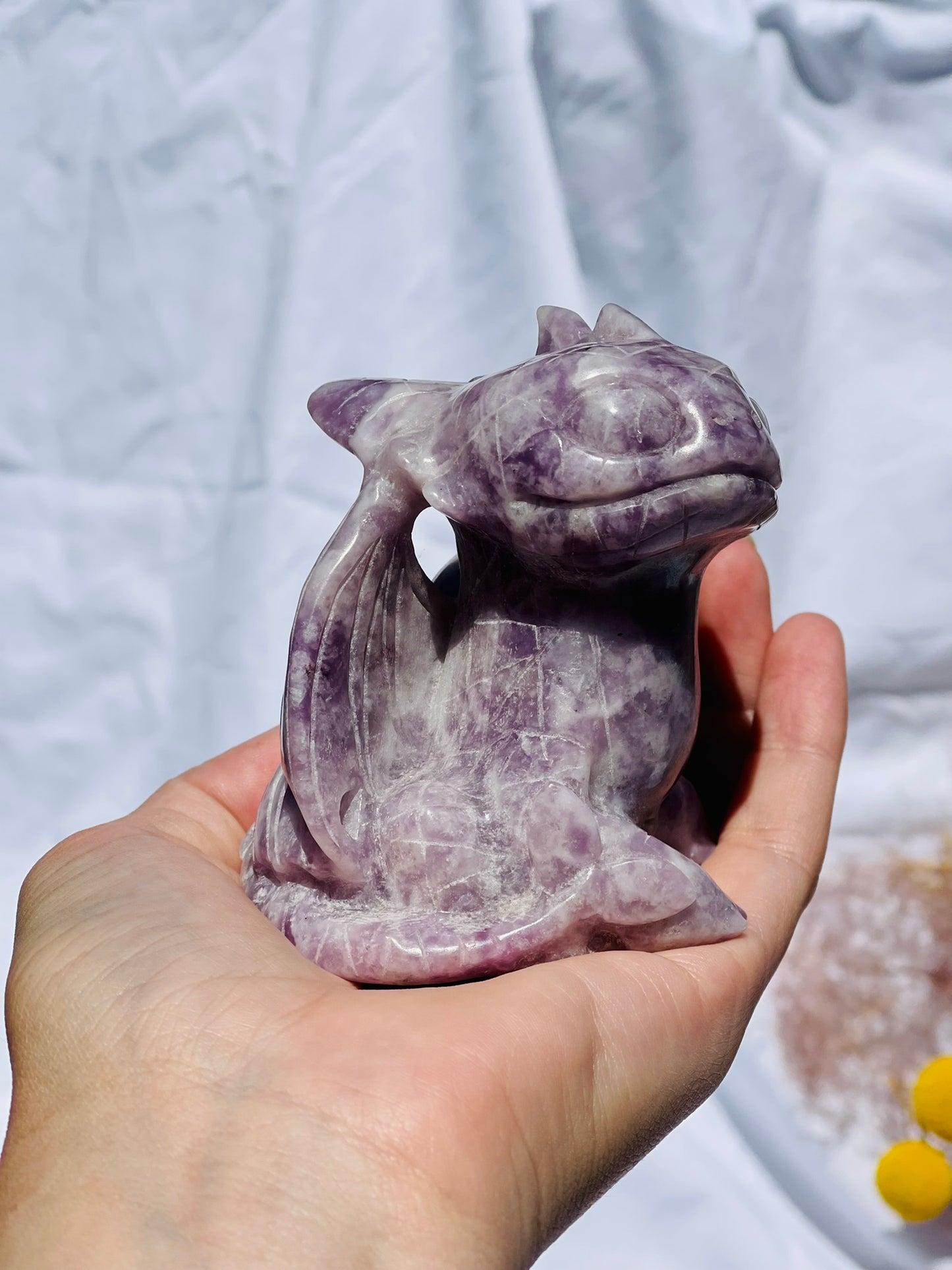 Lepidolite Toothless Dragon