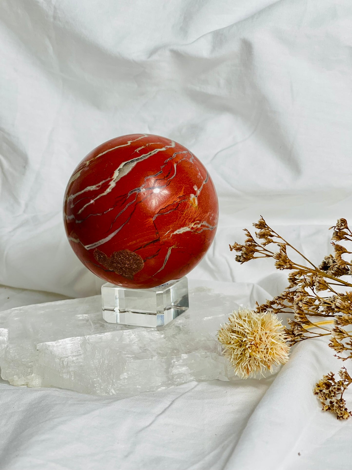 Red Jasper Sphere