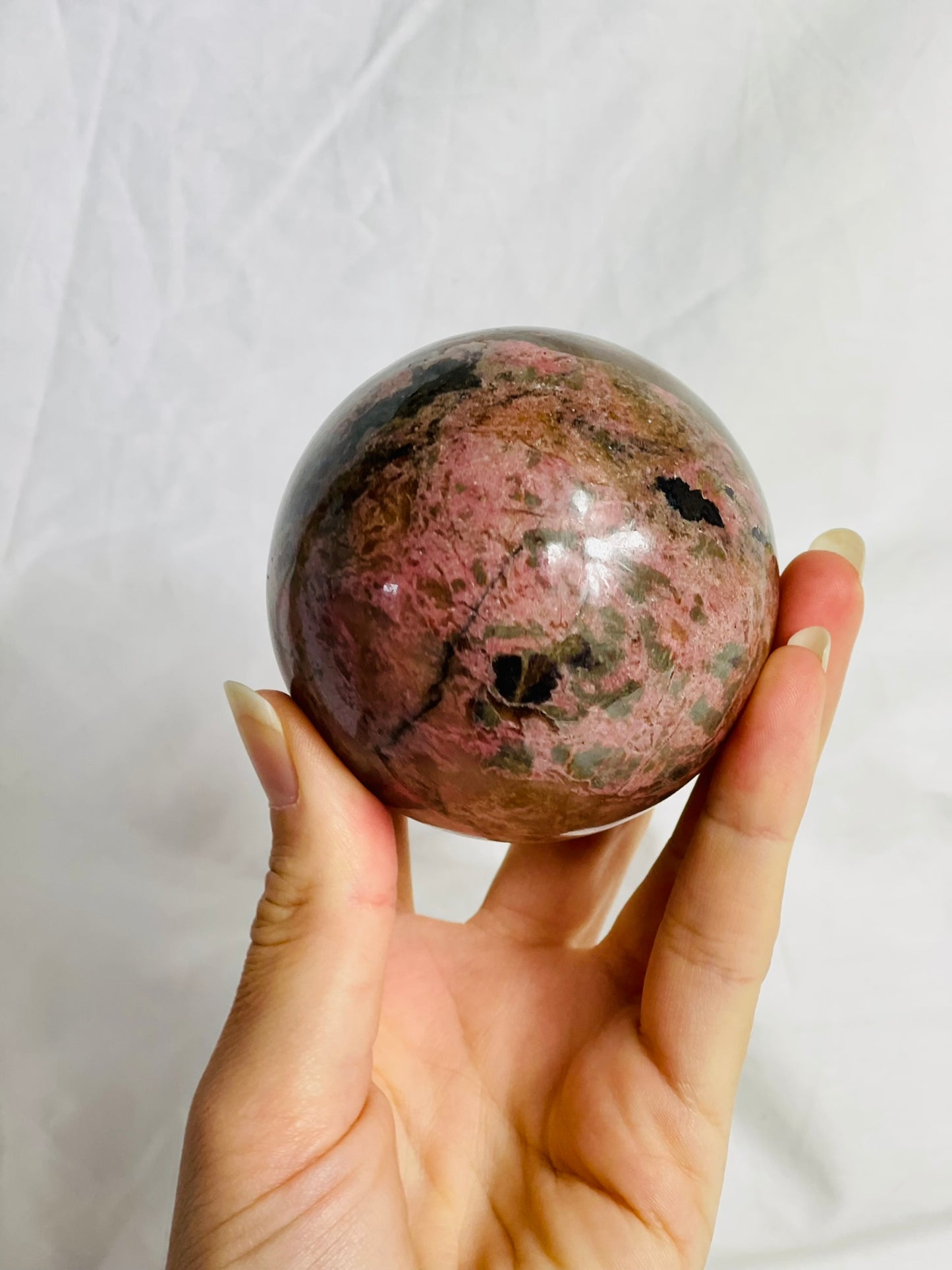 Rhodonite Sphere