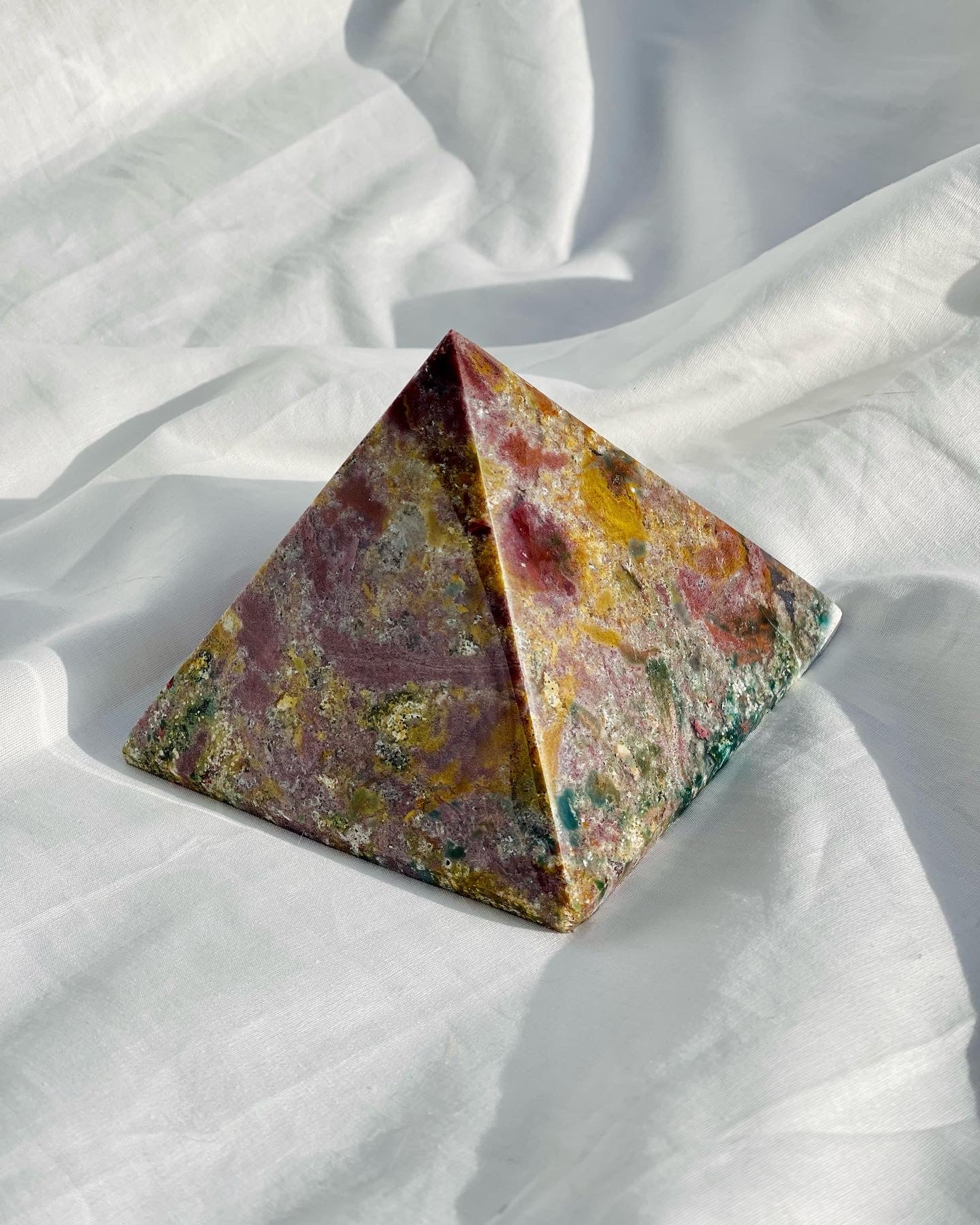 Ocean Jasper Pyramid