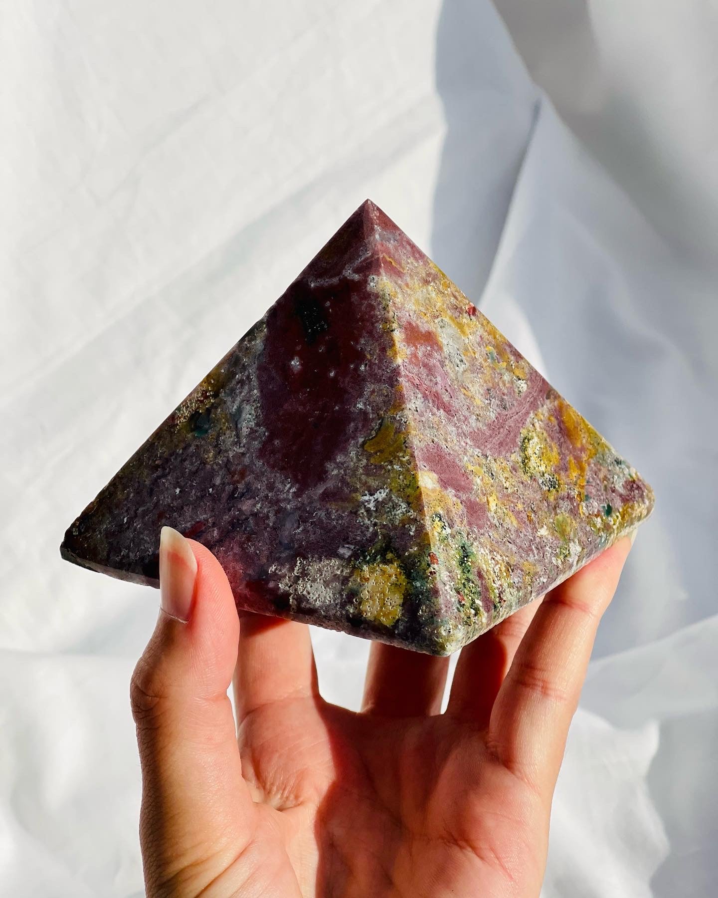 Ocean Jasper Pyramid