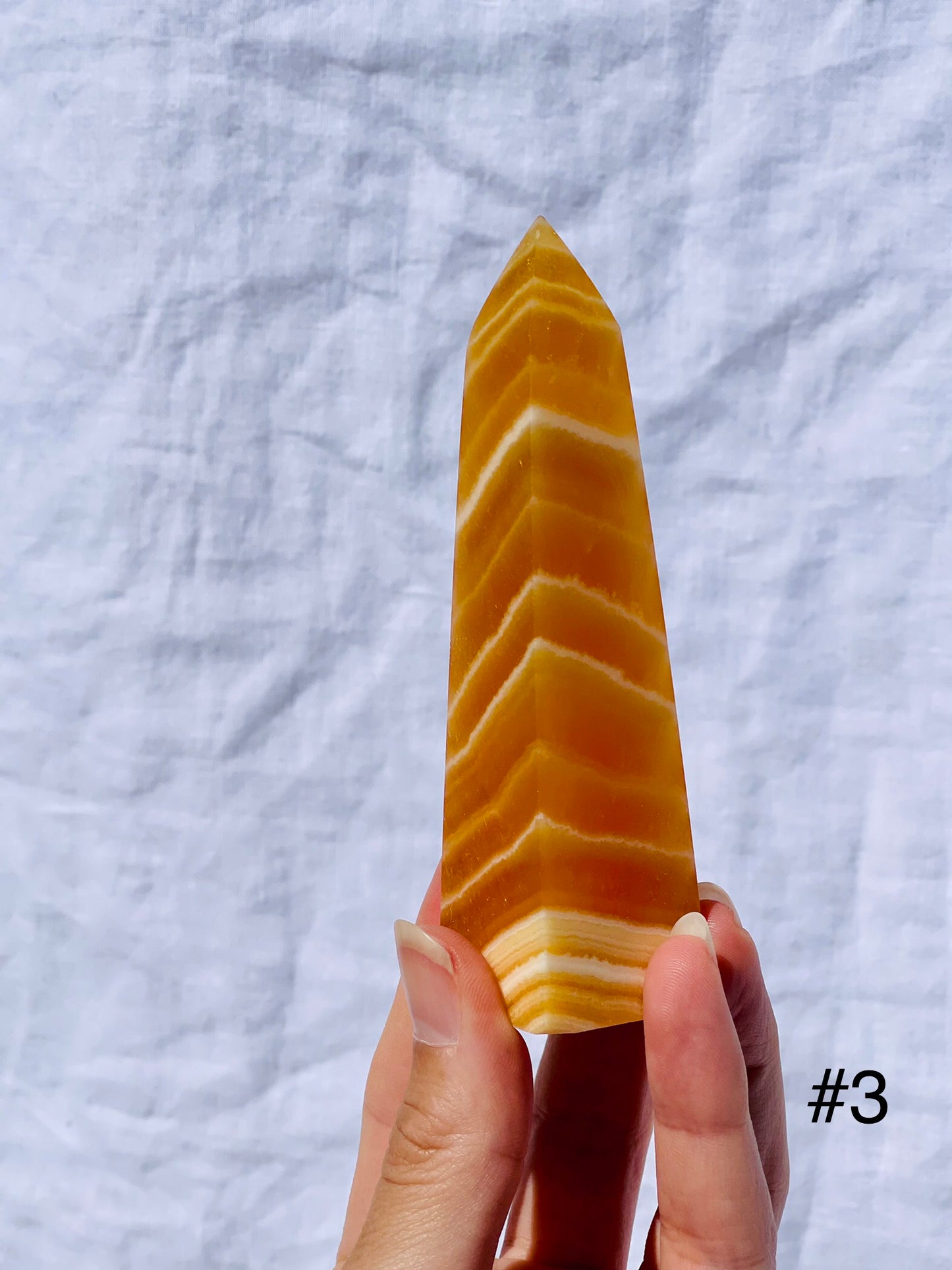Orange Calcite Points