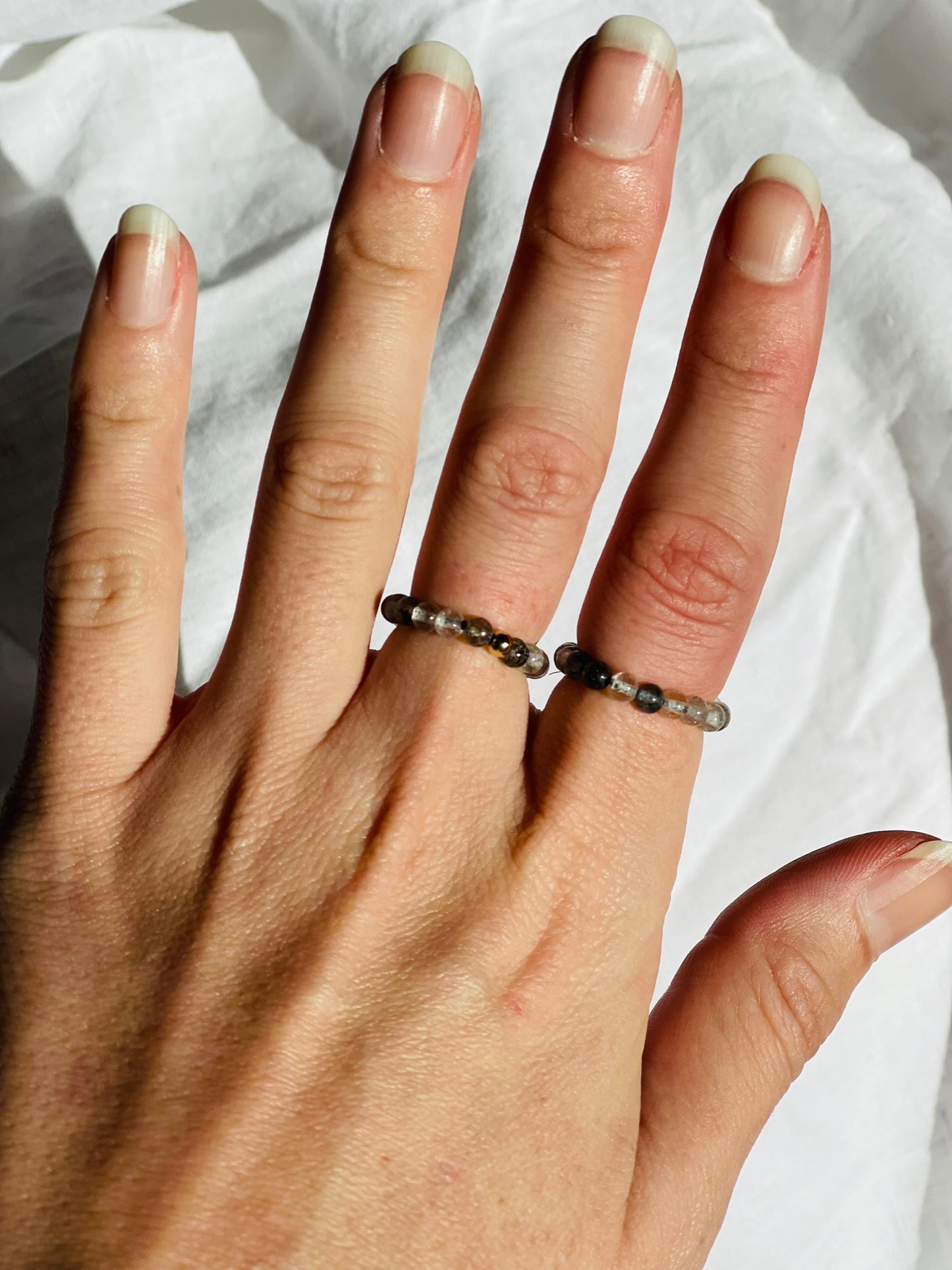 Tourmalated Quartz Ring
