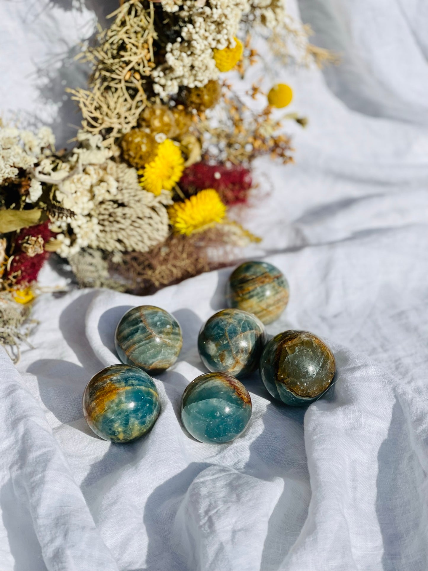 Blue Onyx Sphere