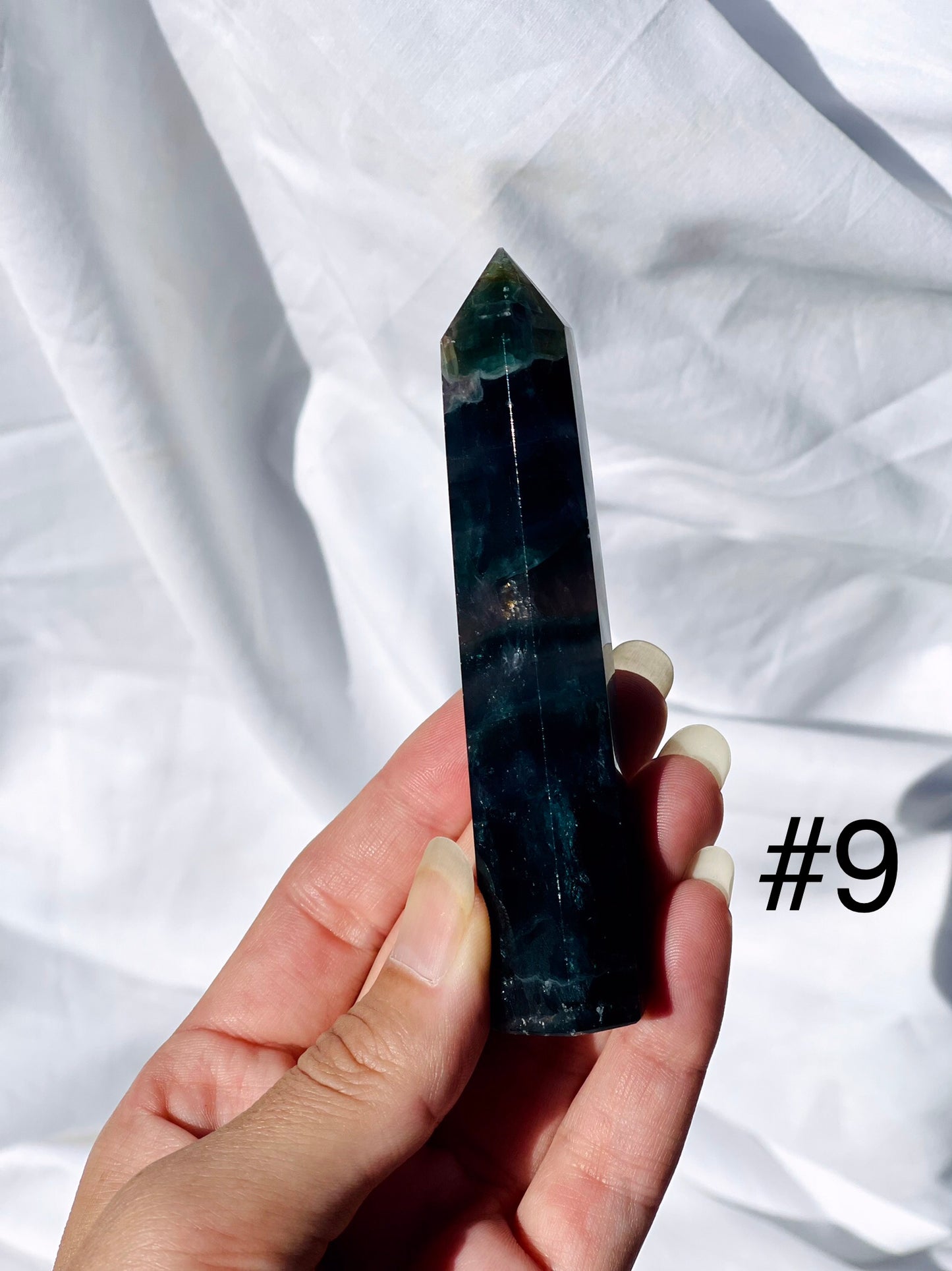 Rainbow Fluorite Points