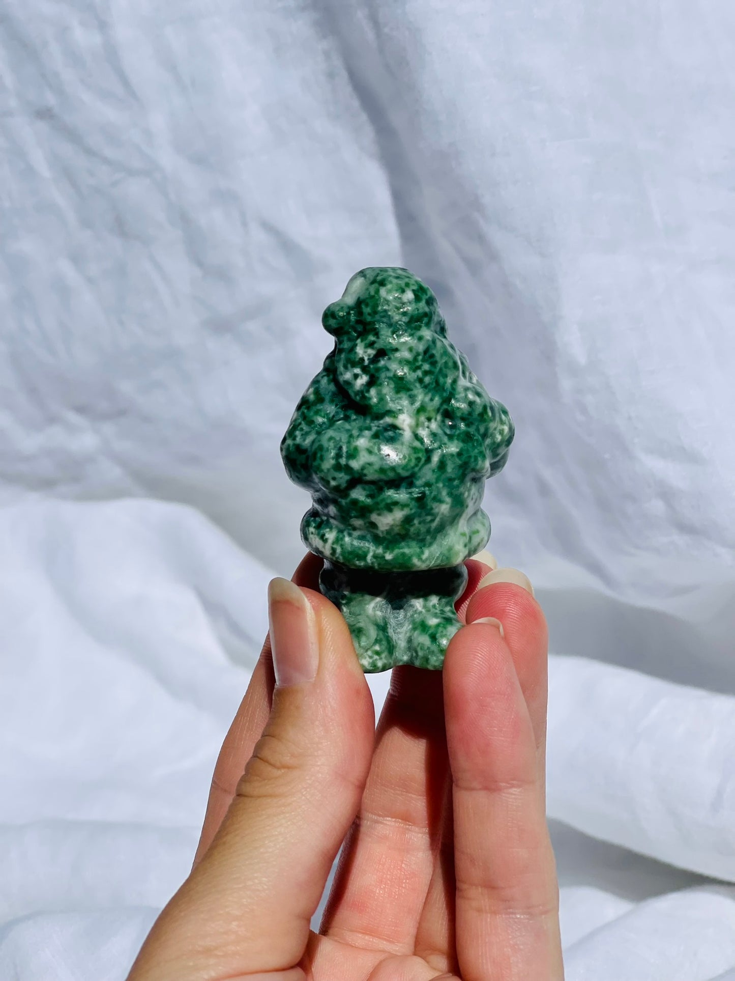 Tree Agate Santa