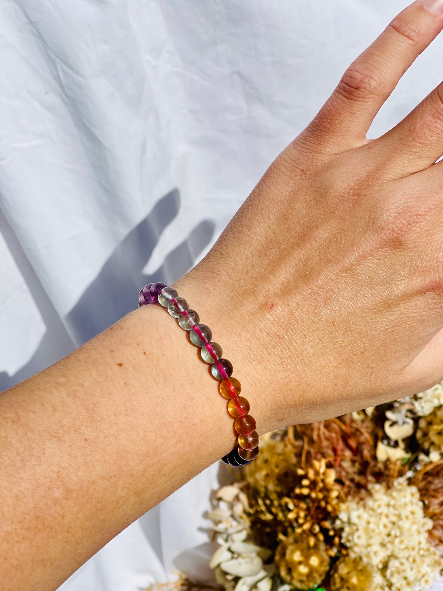 Mixed Fluorite Bracelet | 6mm