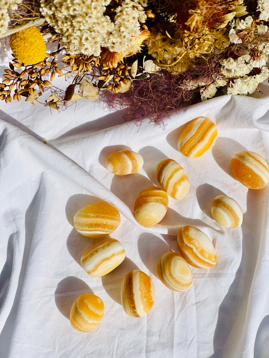 Yellow Calcite Tumble