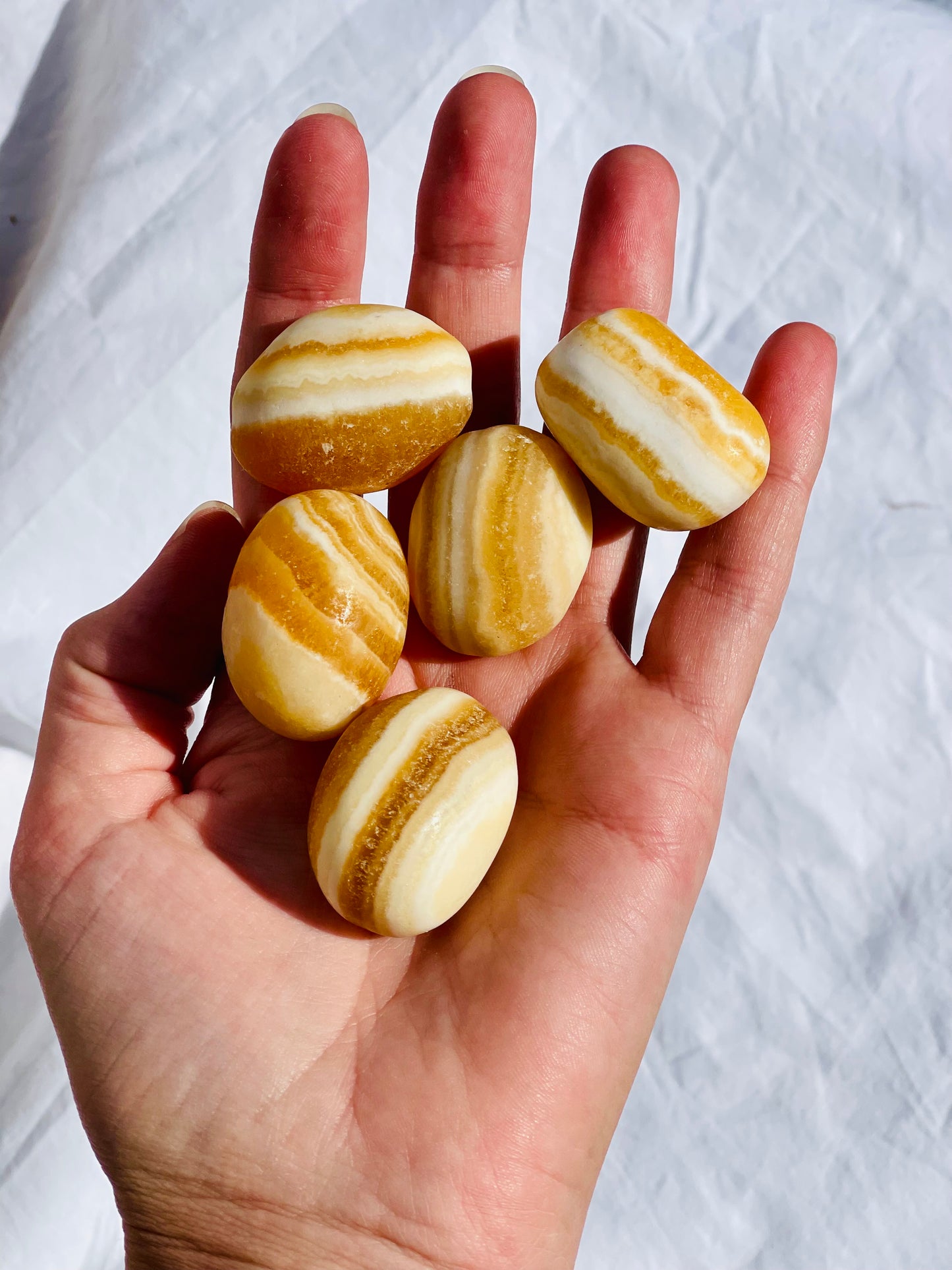 Yellow Calcite Tumble