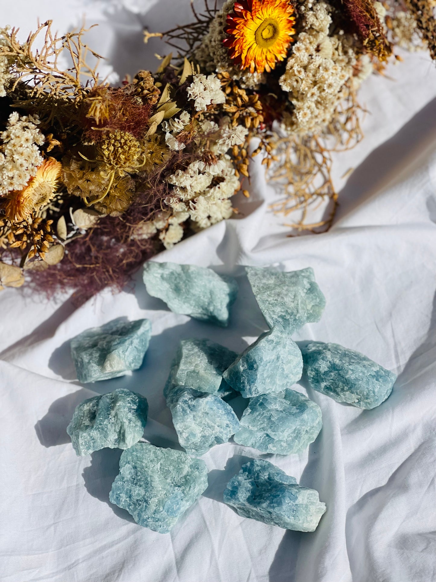 Aquamarine Raw Chunks