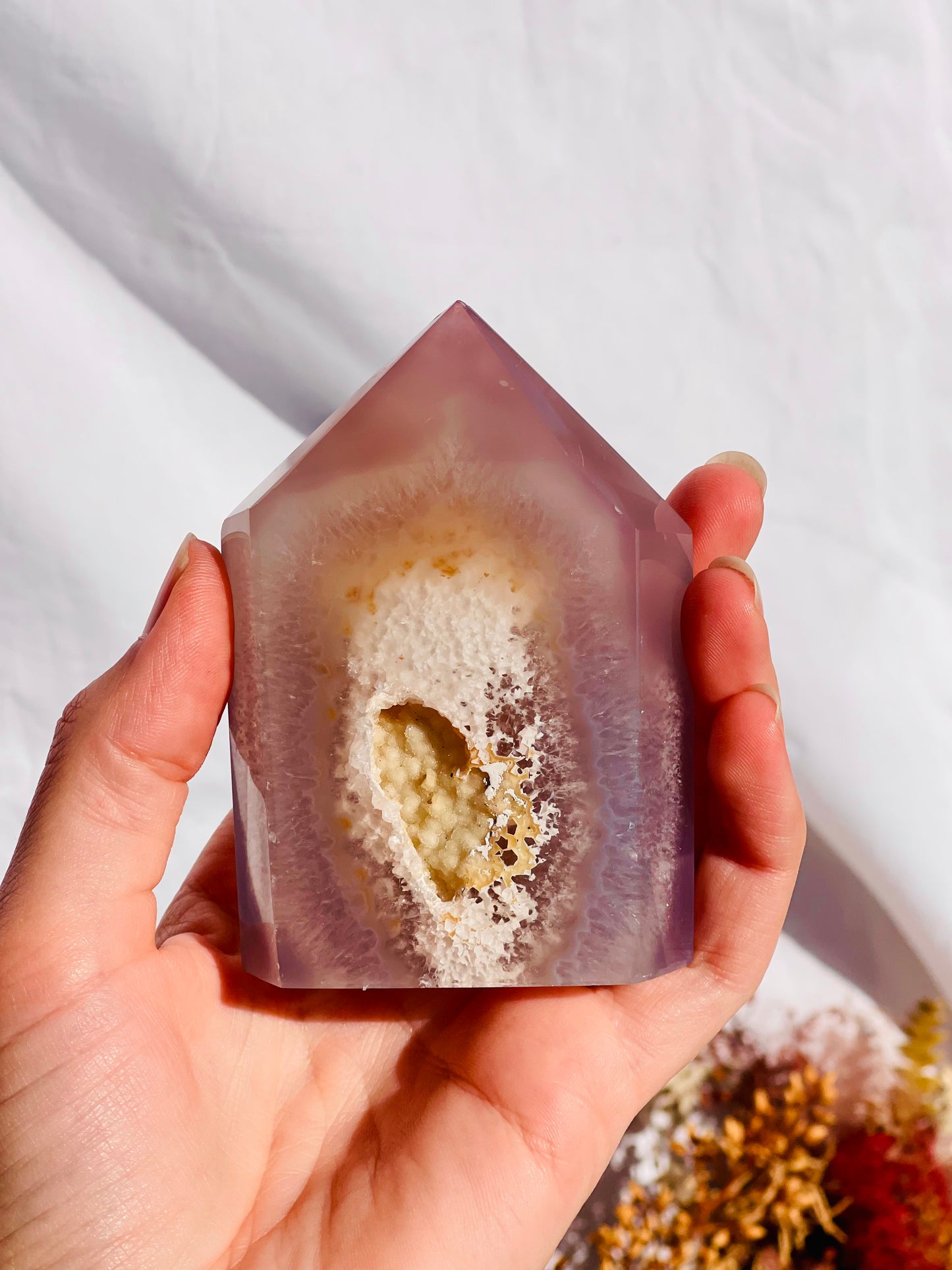 Druzy Agate Point