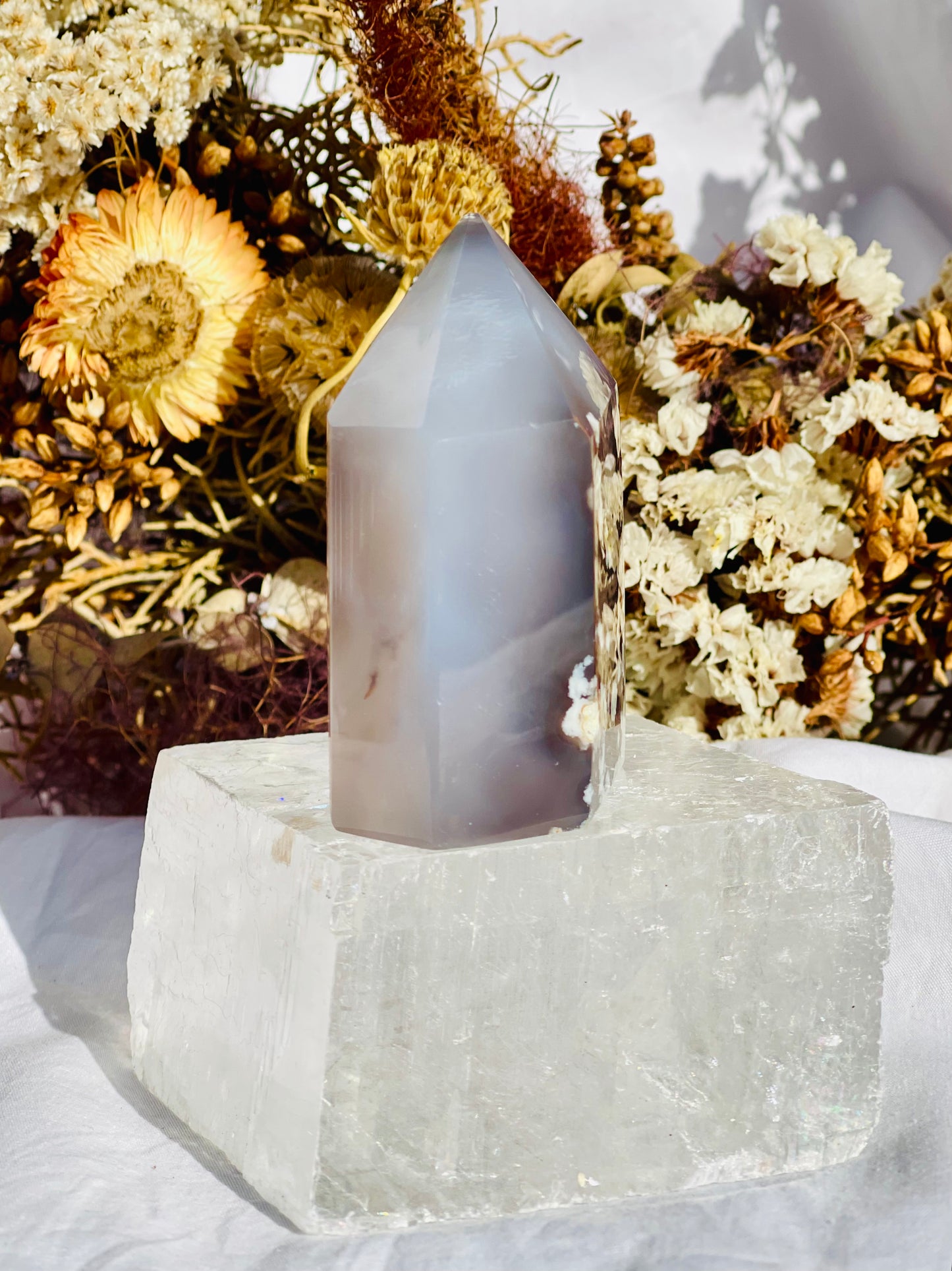 Druzy Agate Point
