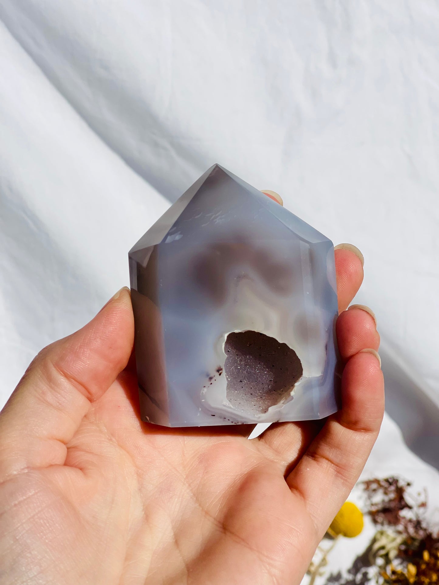 Druzy Agate Point