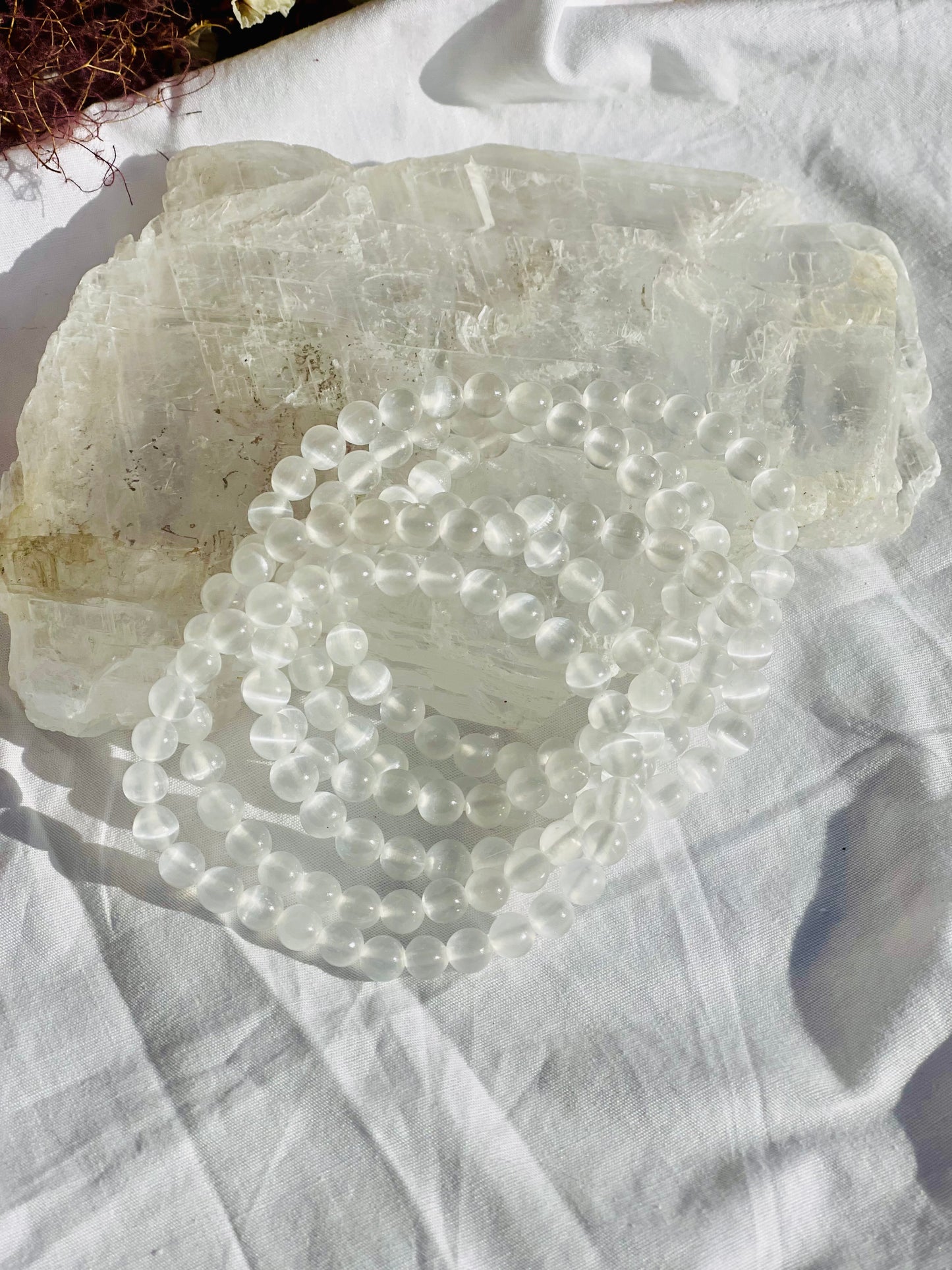 Selenite Bracelet | 6mm