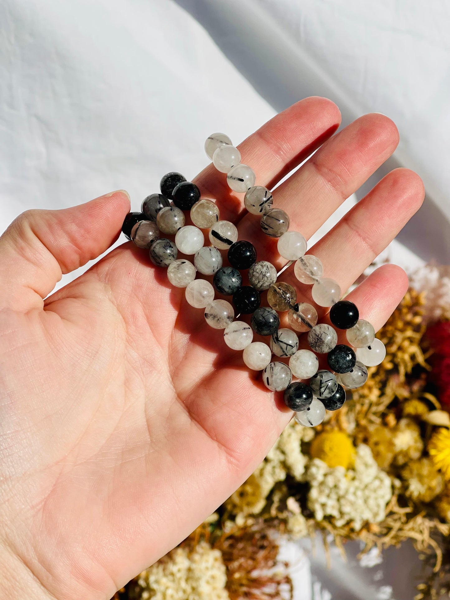 Tourmalated Quartz Bracelet