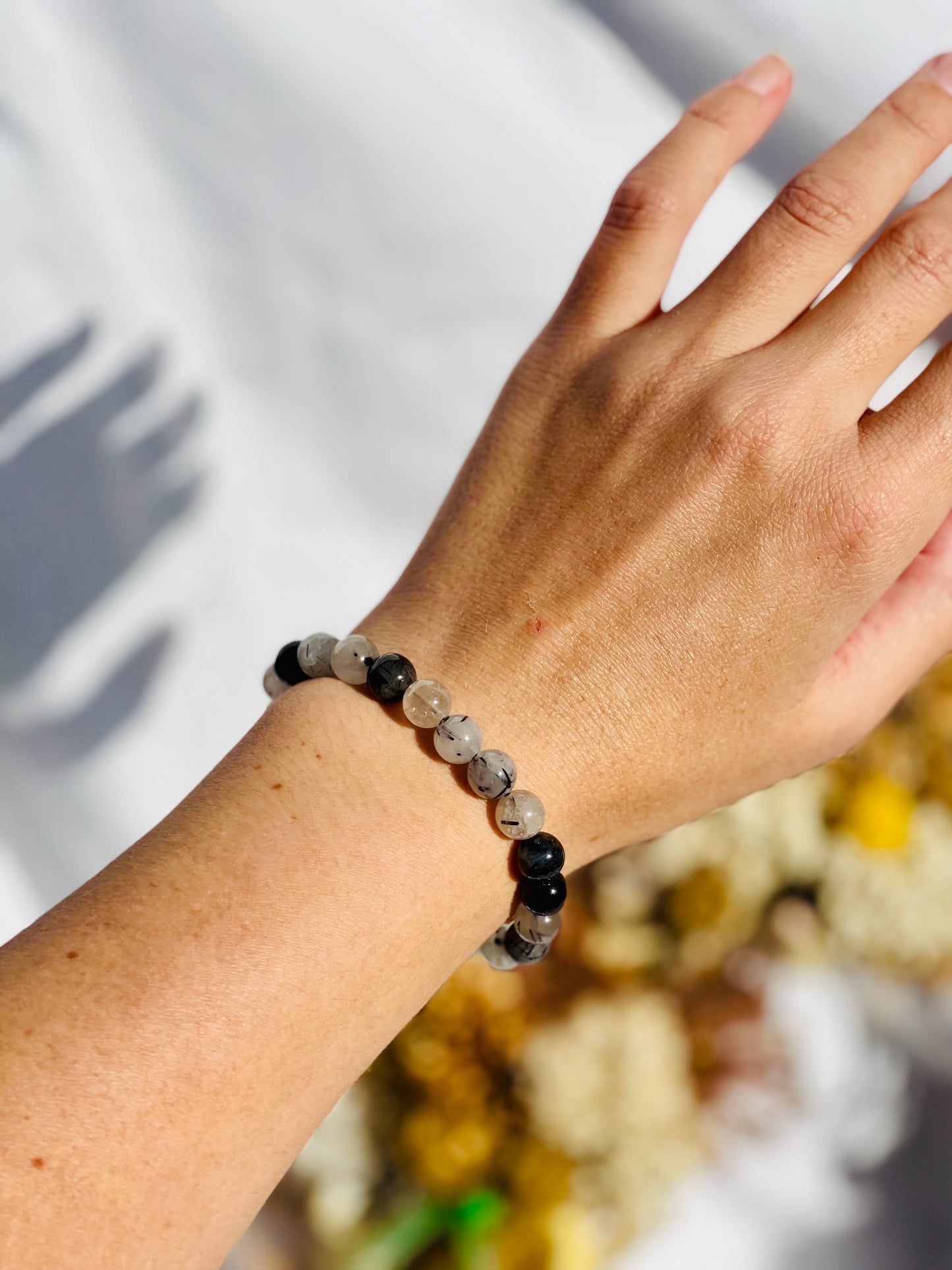 Tourmalated Quartz Bracelet