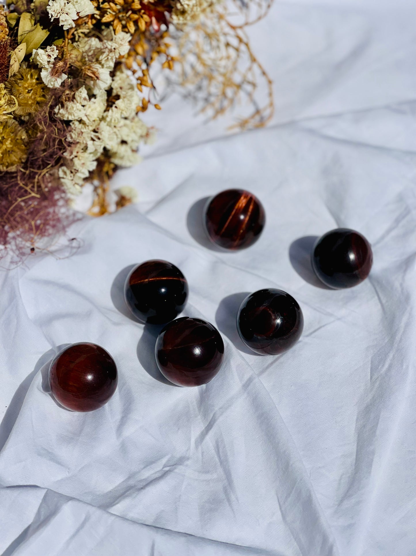 Red Tiger Eye Sphere