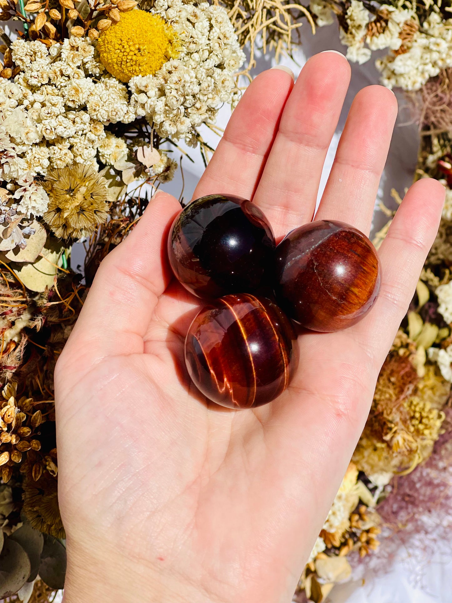 Red Tiger Eye Sphere