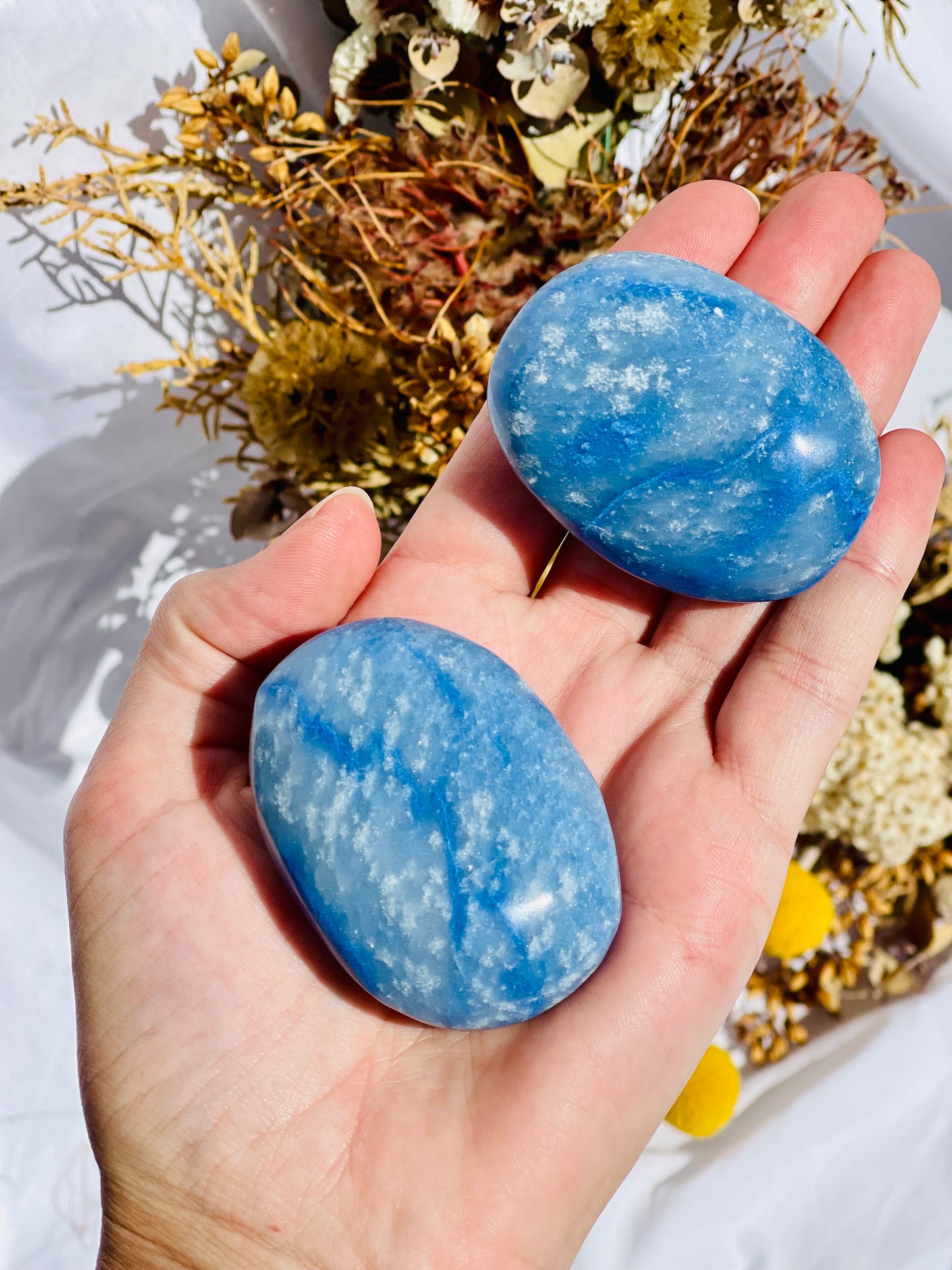 Blue Adventurine Palmstone