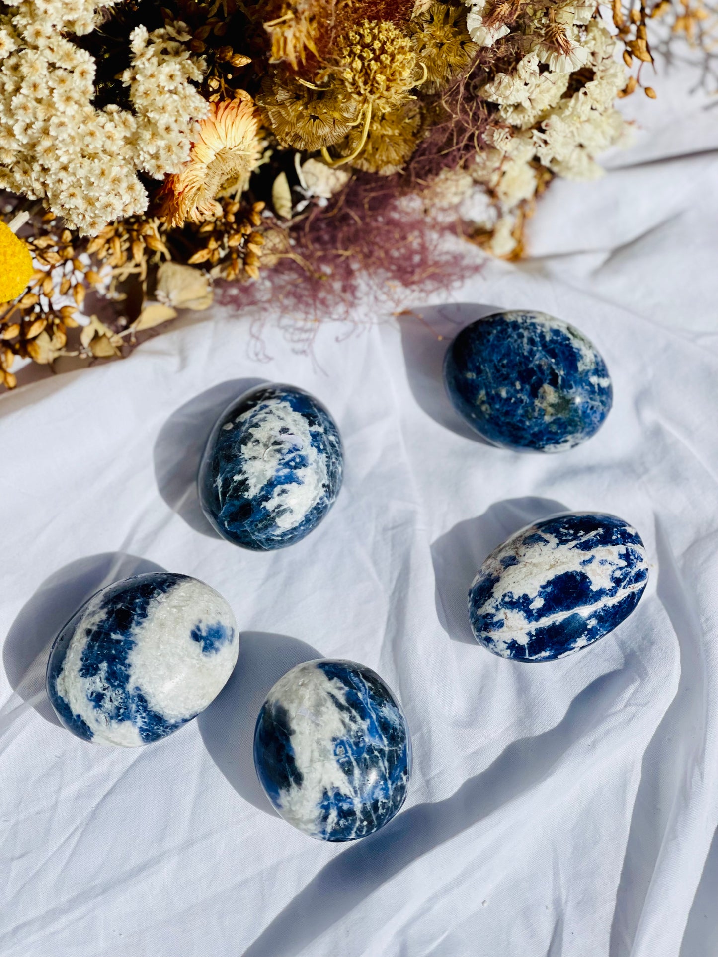 Sodalite Palm Stone