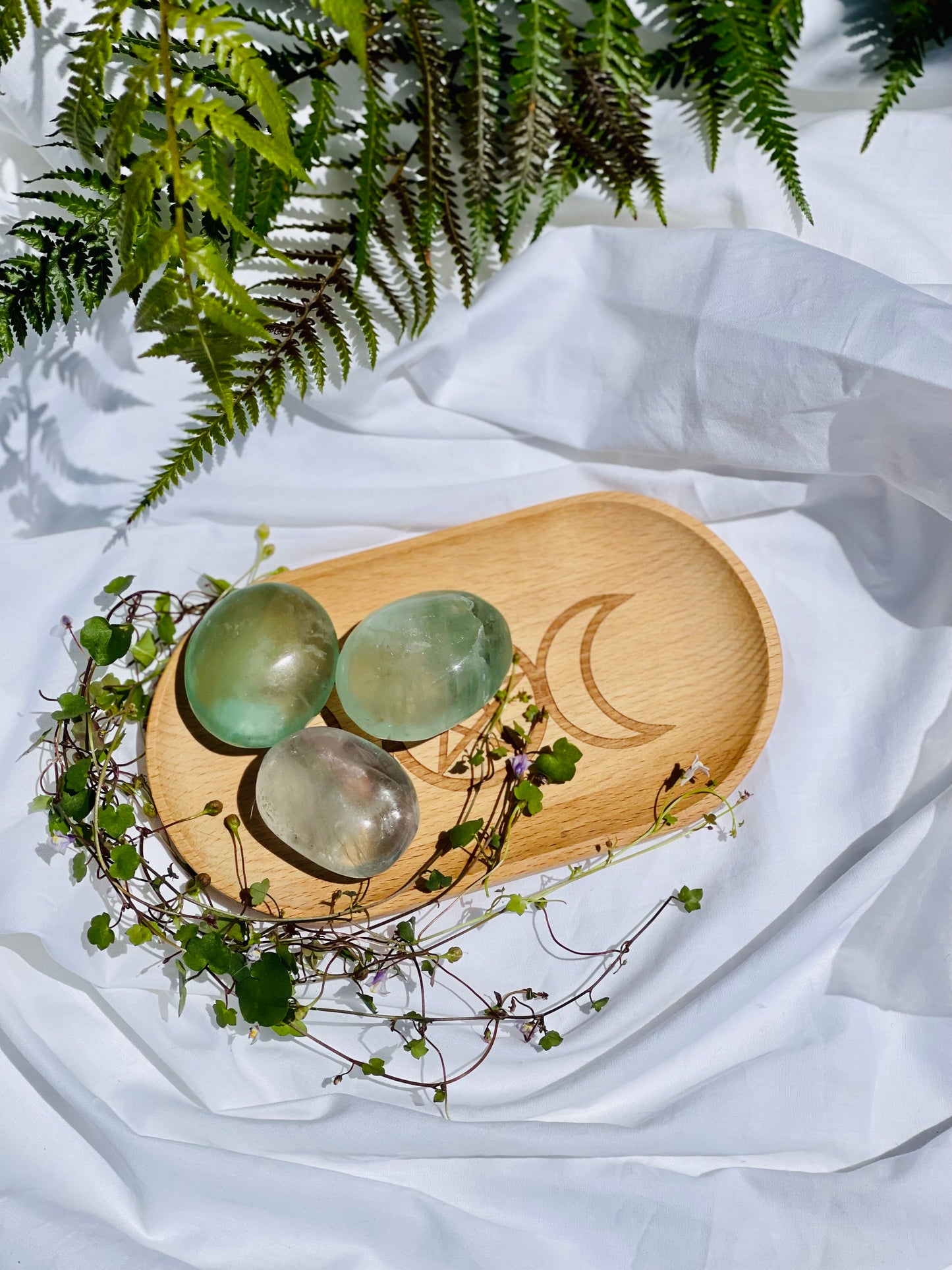 Green Fluorite Palmstone