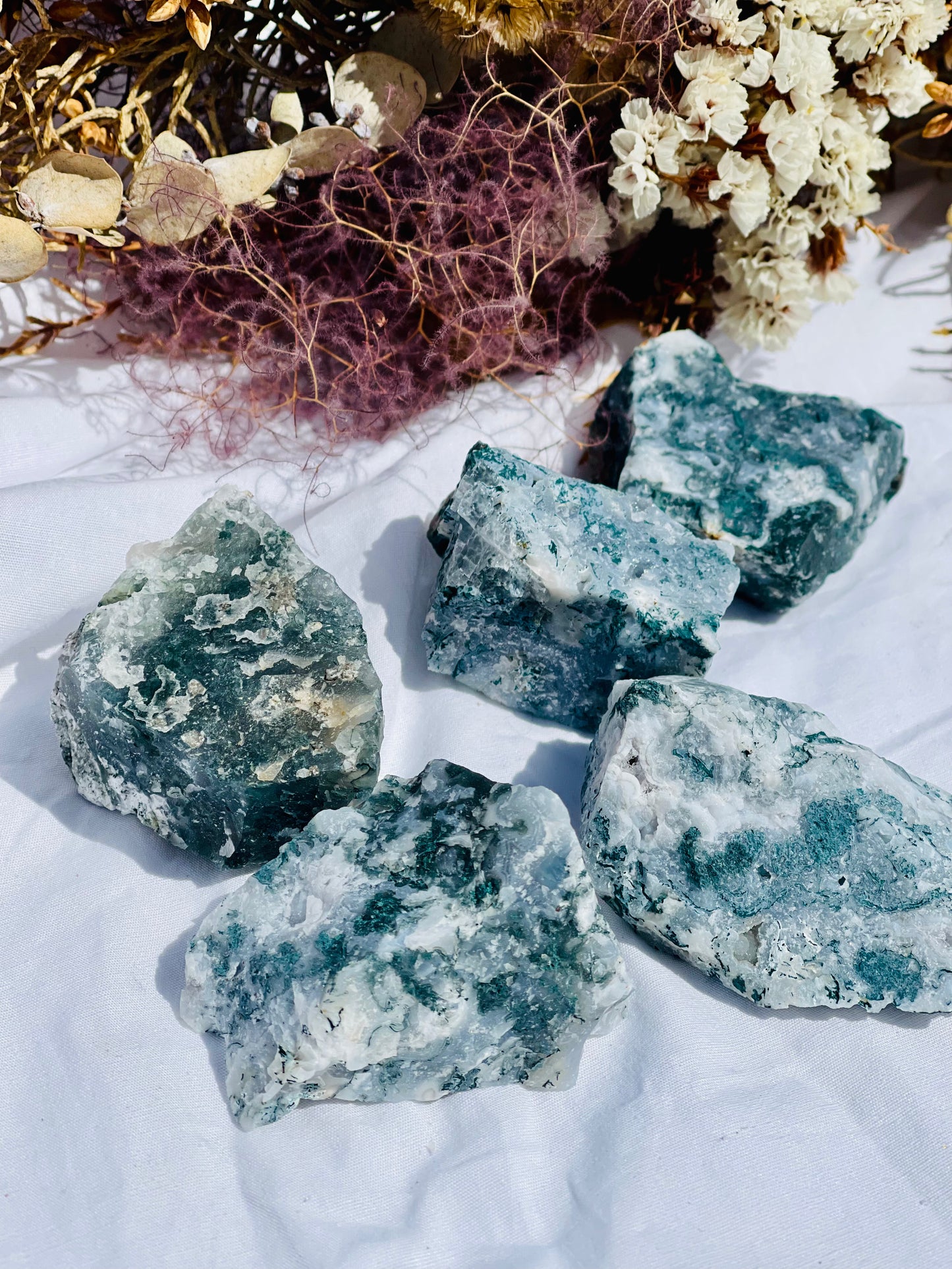 Moss Agate Raw