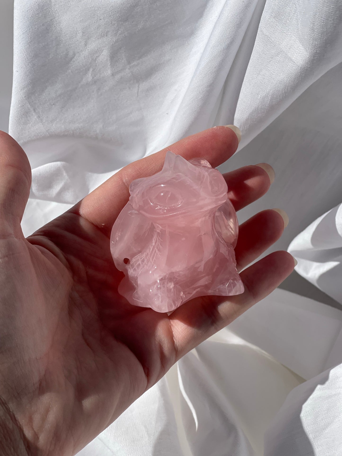 Rose Quartz Toothless Dragon
