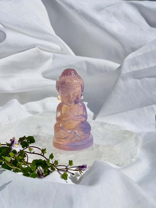 Pink Opalite Buddha