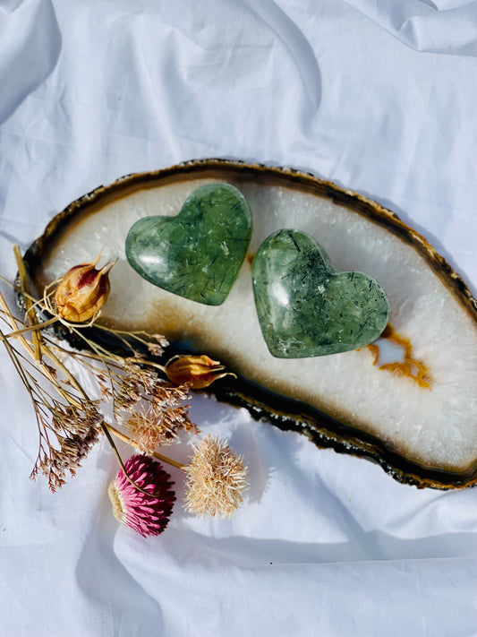 Prehnite Heart
