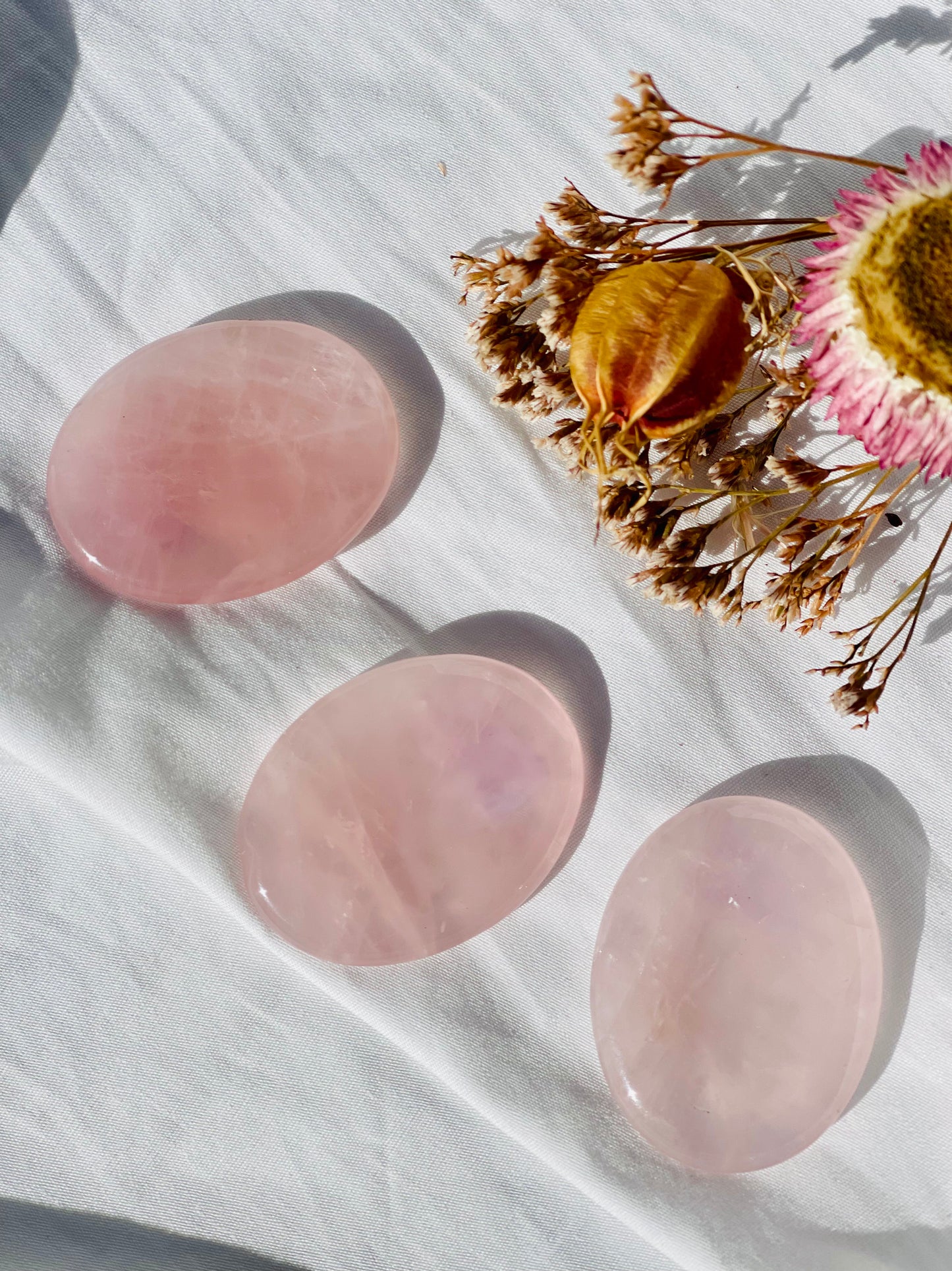 Rose Quartz Worrystone