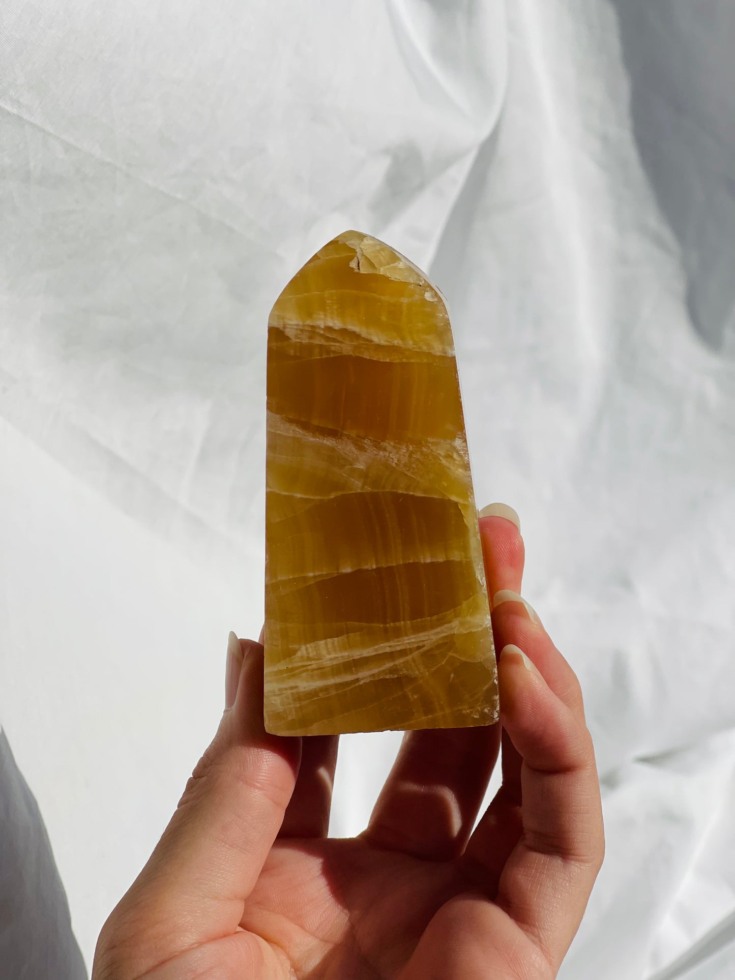 Caramel Calcite Point