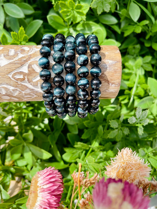 Blue Tiger Eye Bracelet