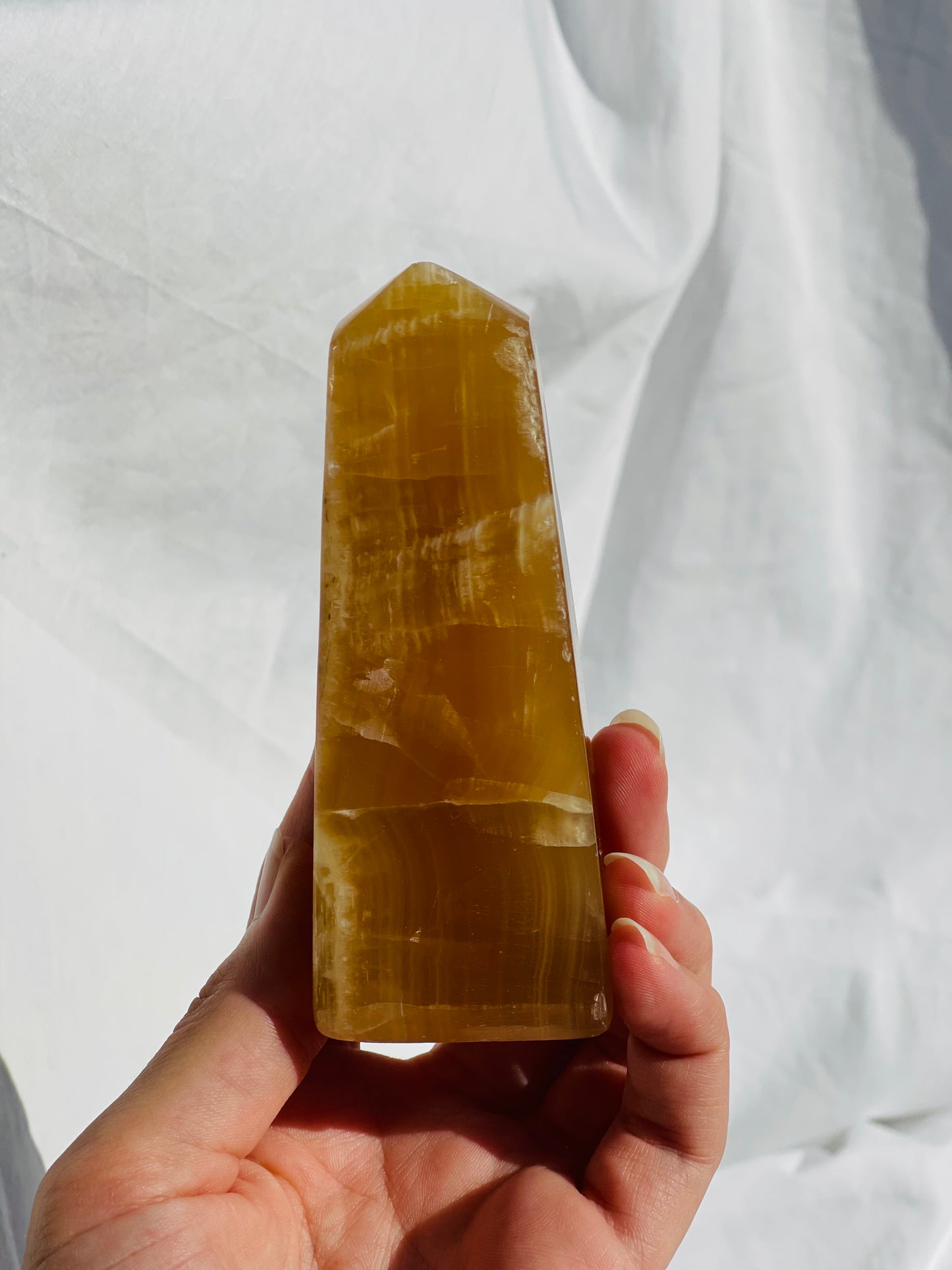 Caramel Calcite Point