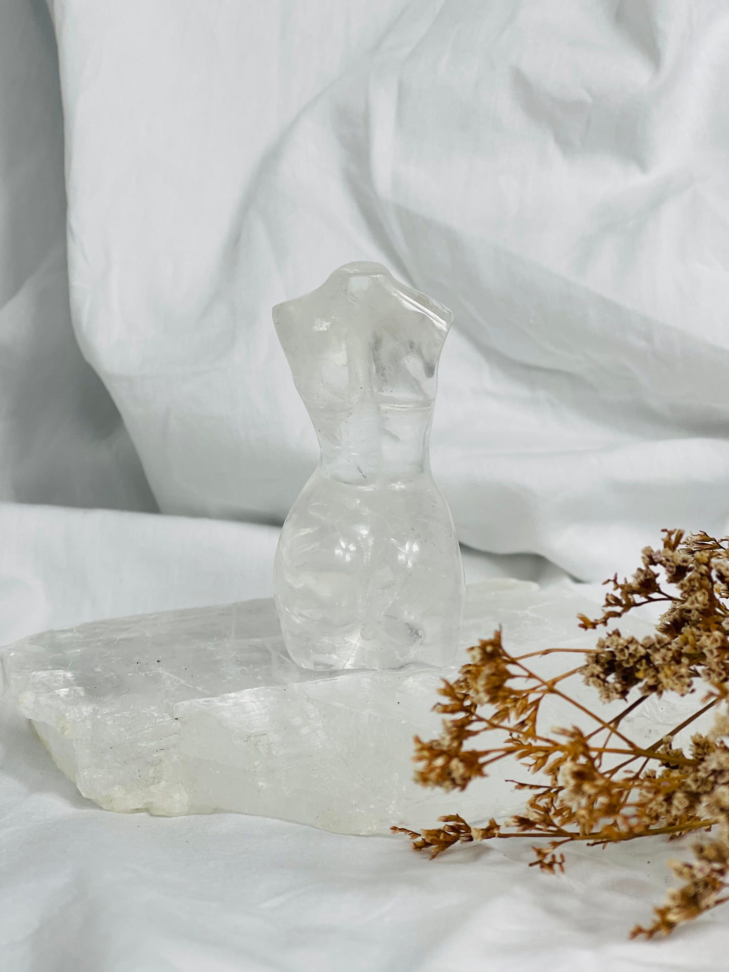 Clear Quartz Women’s Torso