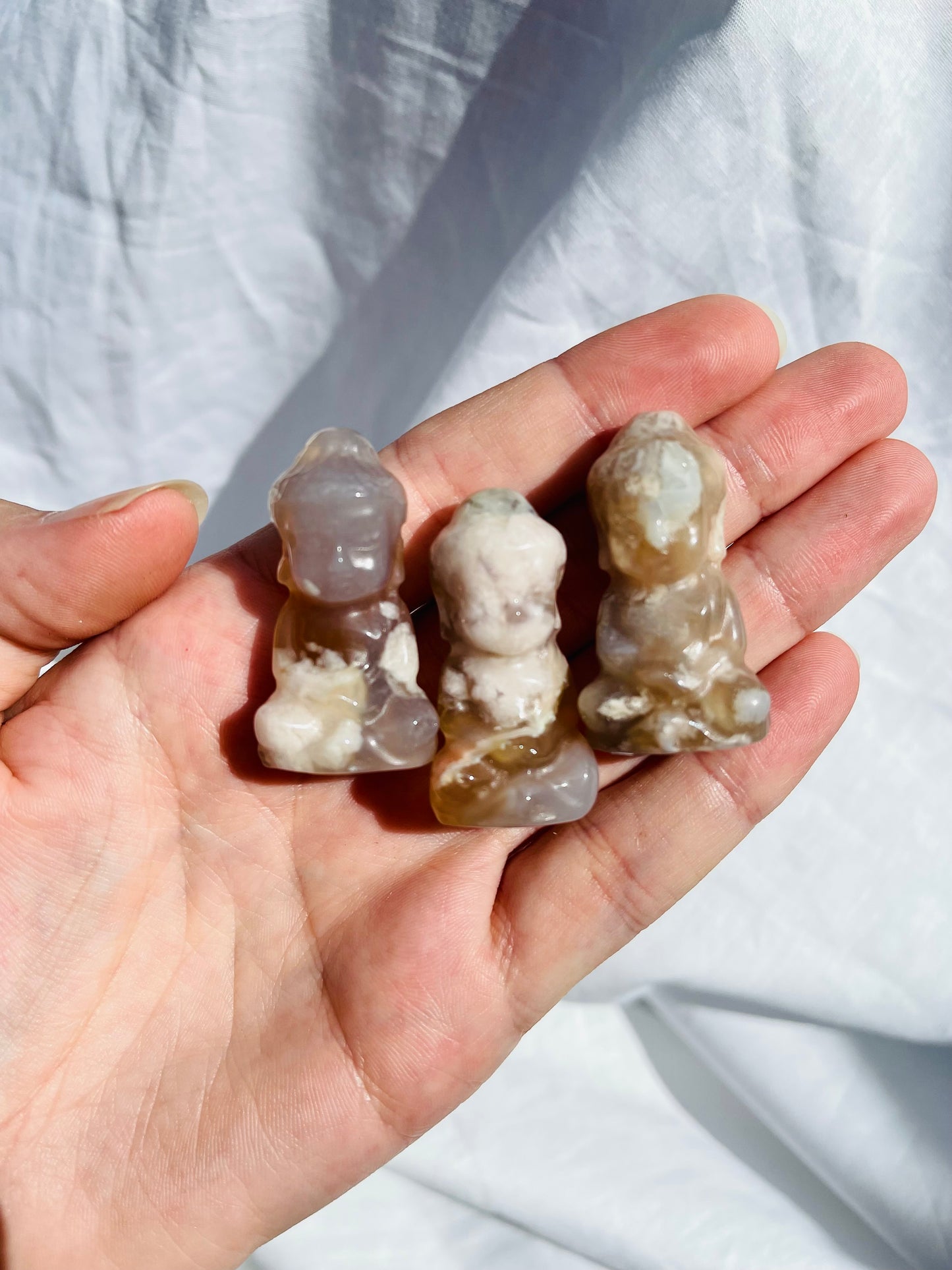 Flower Agate Buddha