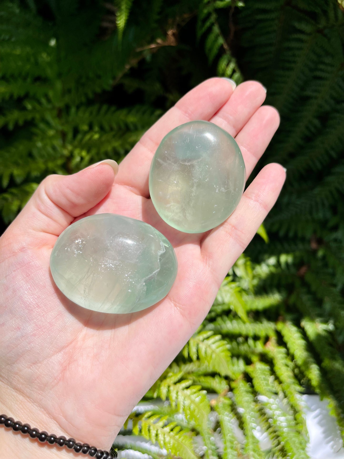 Green Fluorite Palmstone