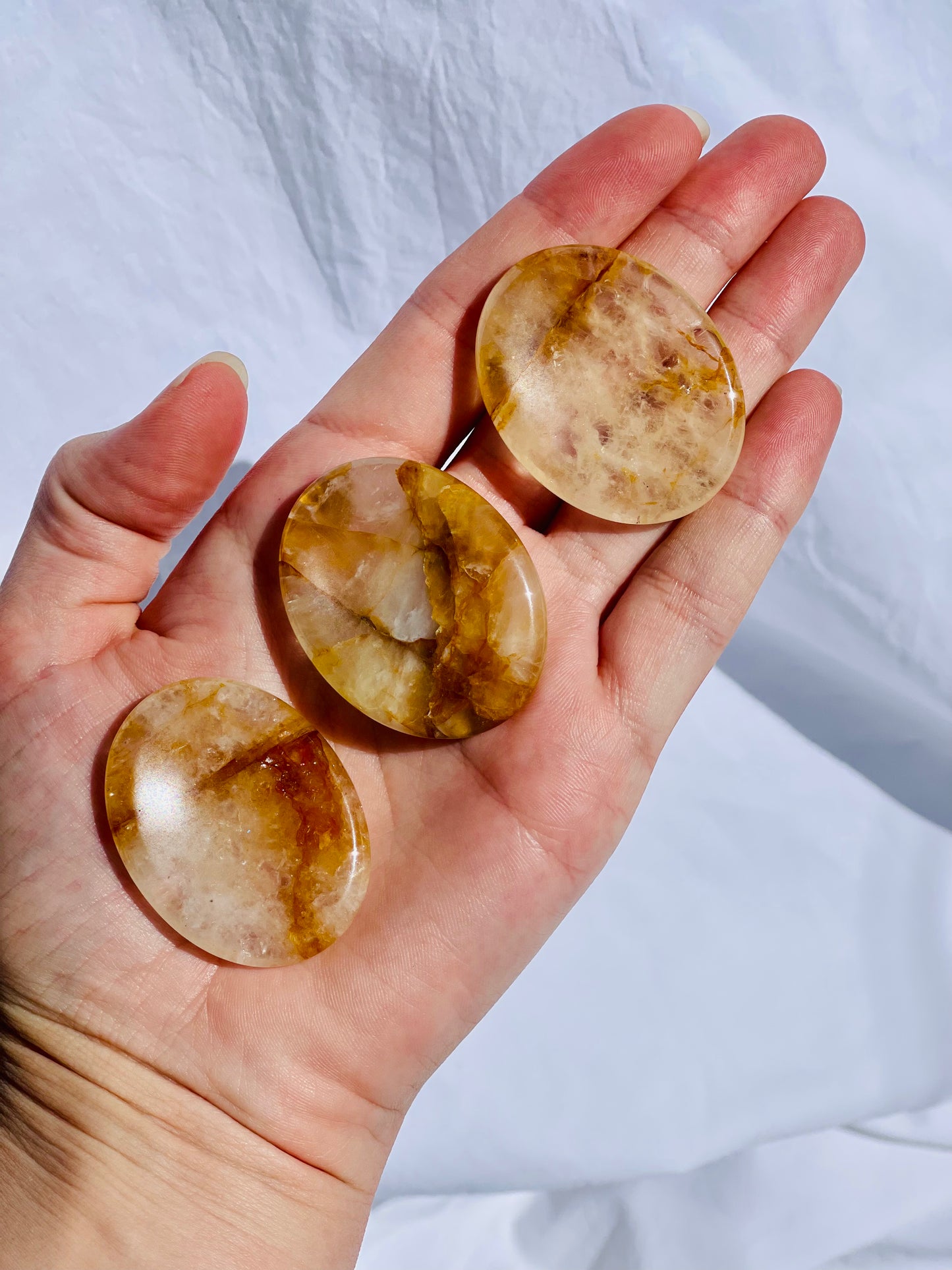 Golden Healer Worry Stone
