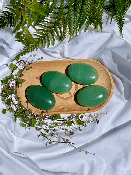 Green Aventurine Palm Stone