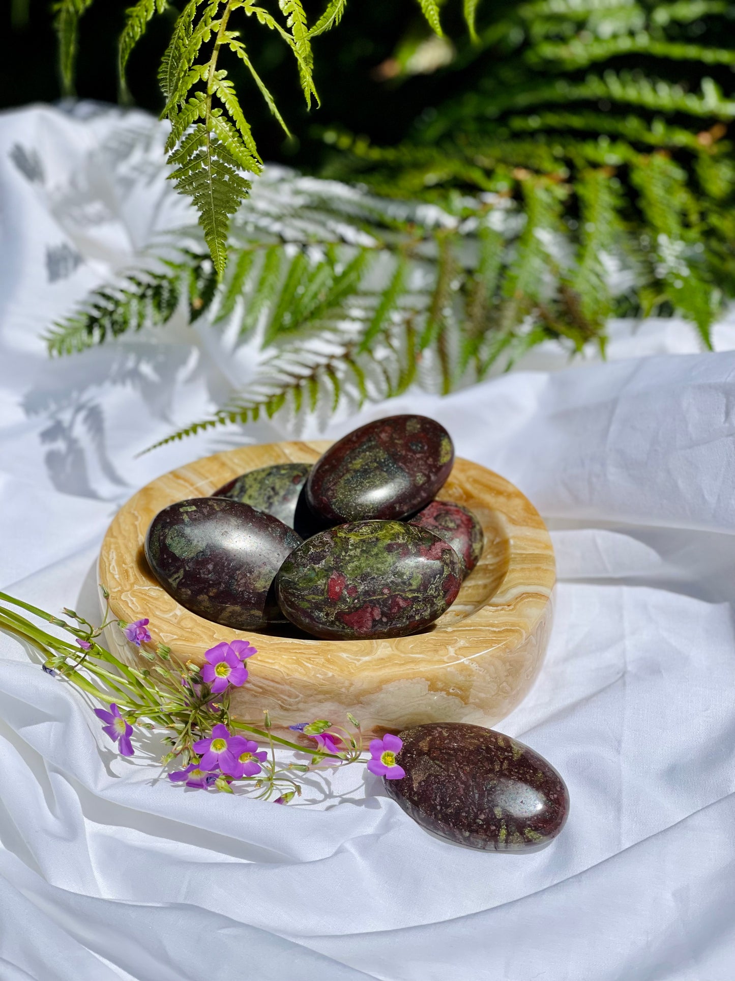 Blood Stone Palmstone