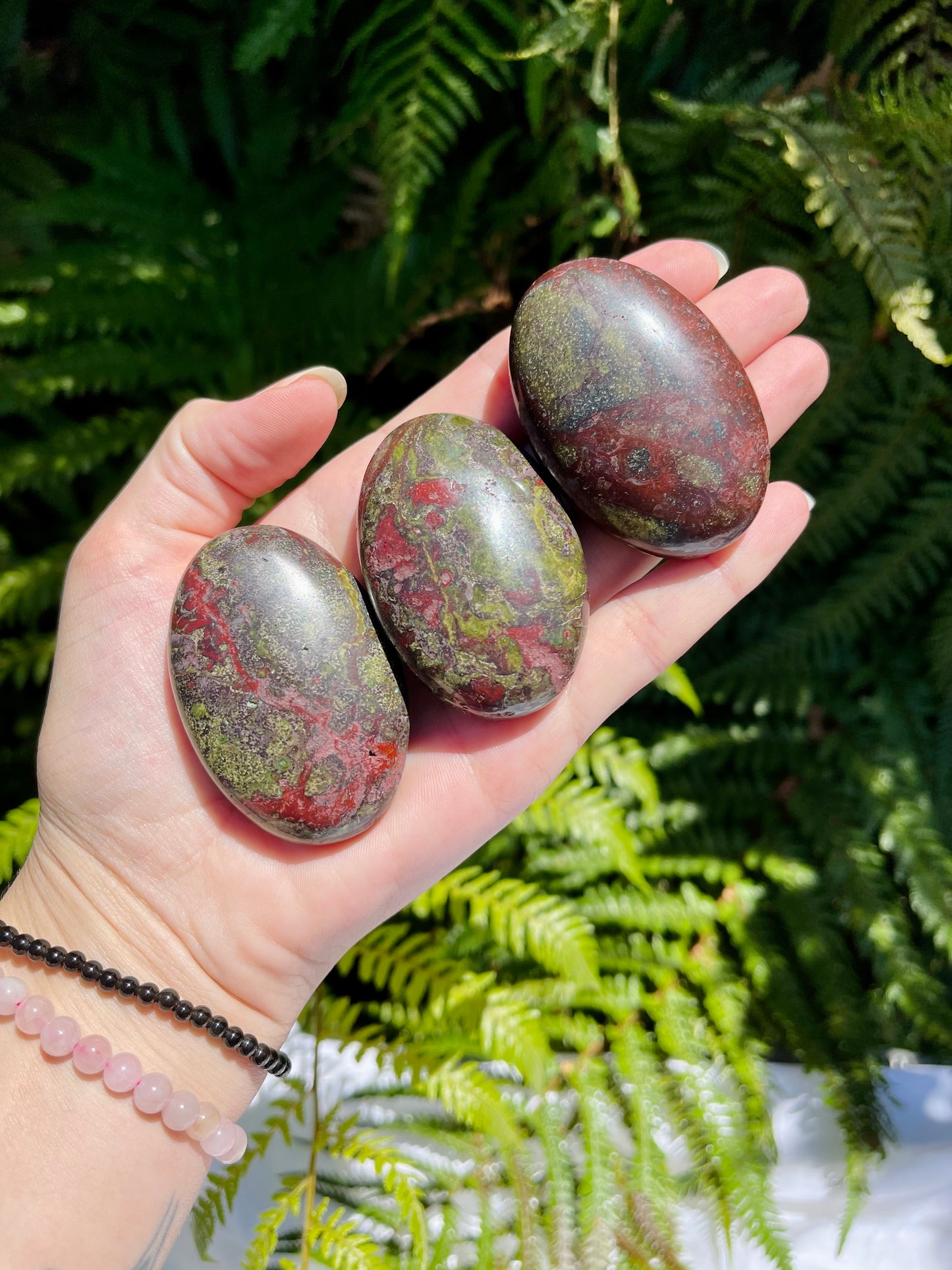 Blood Stone Palmstone