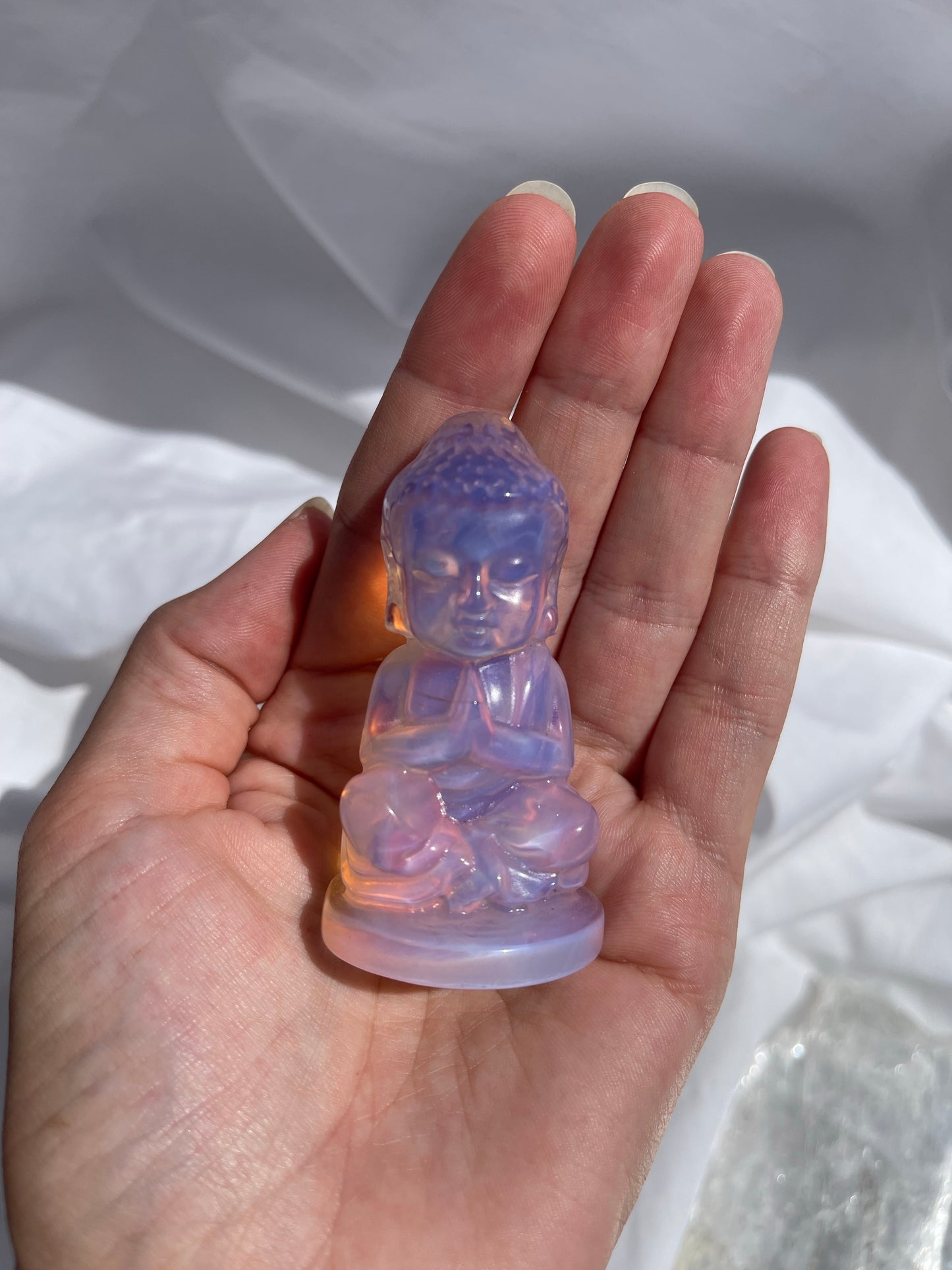 Pink Opalite Buddha