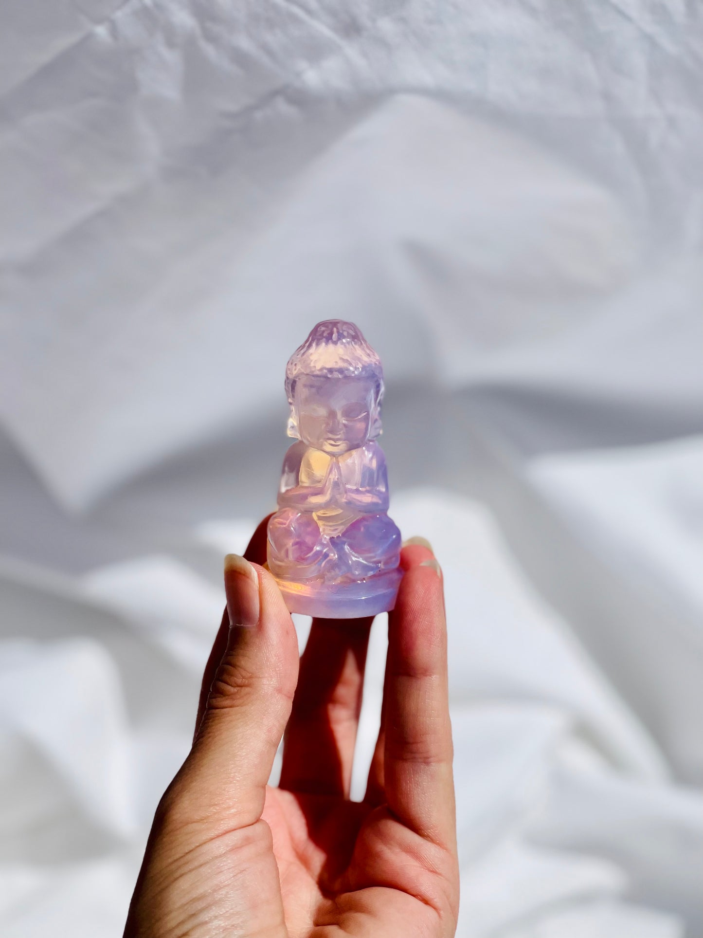 Pink Opalite Buddha