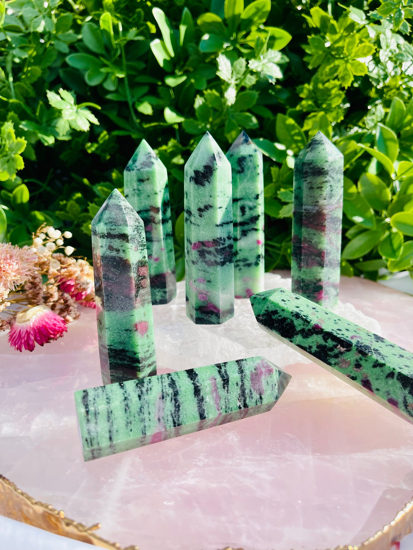 Ruby Zoisite Point