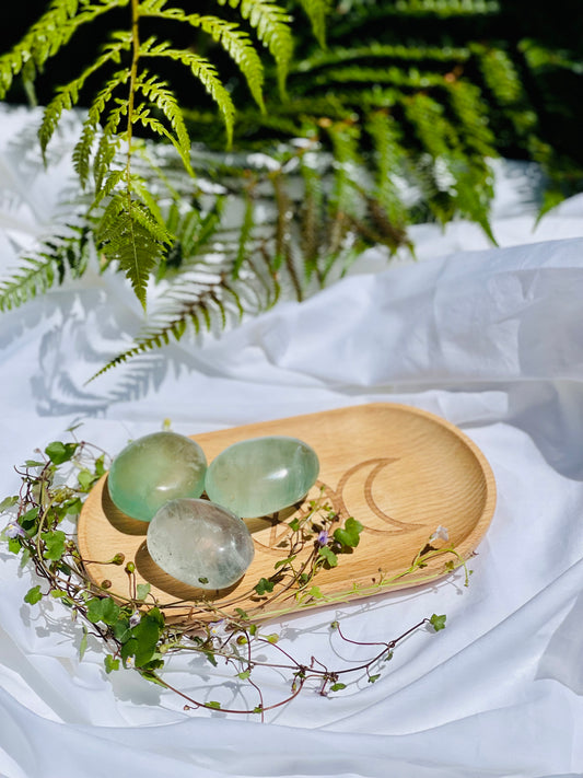 Green Fluorite Palmstone