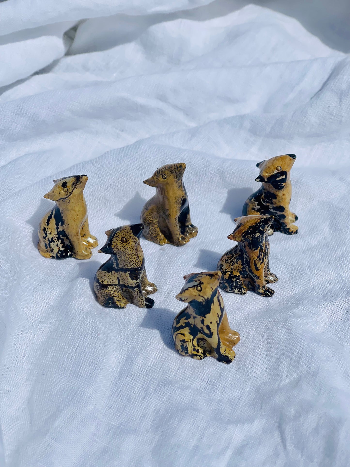 Chinese Painting Stone Wolf