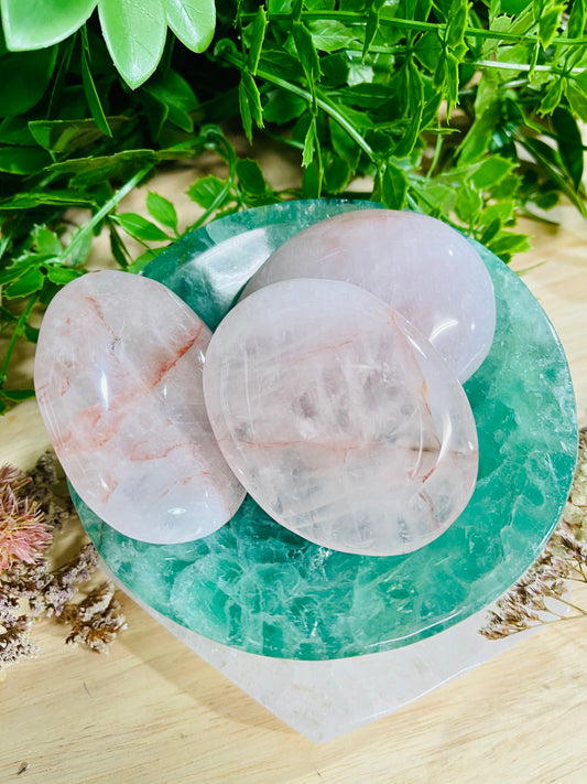 Fire Quartz Palmstone