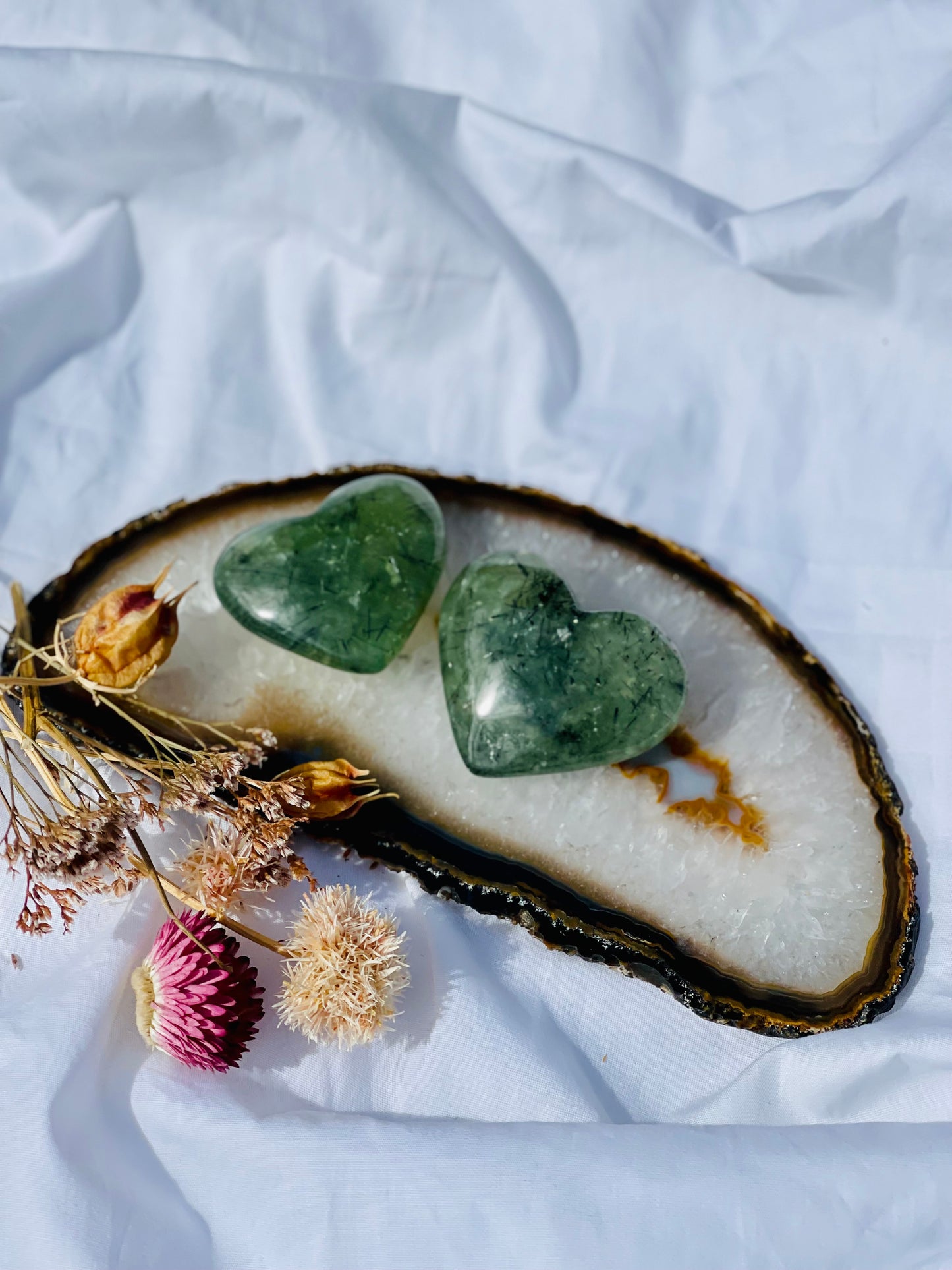 Prehnite Heart